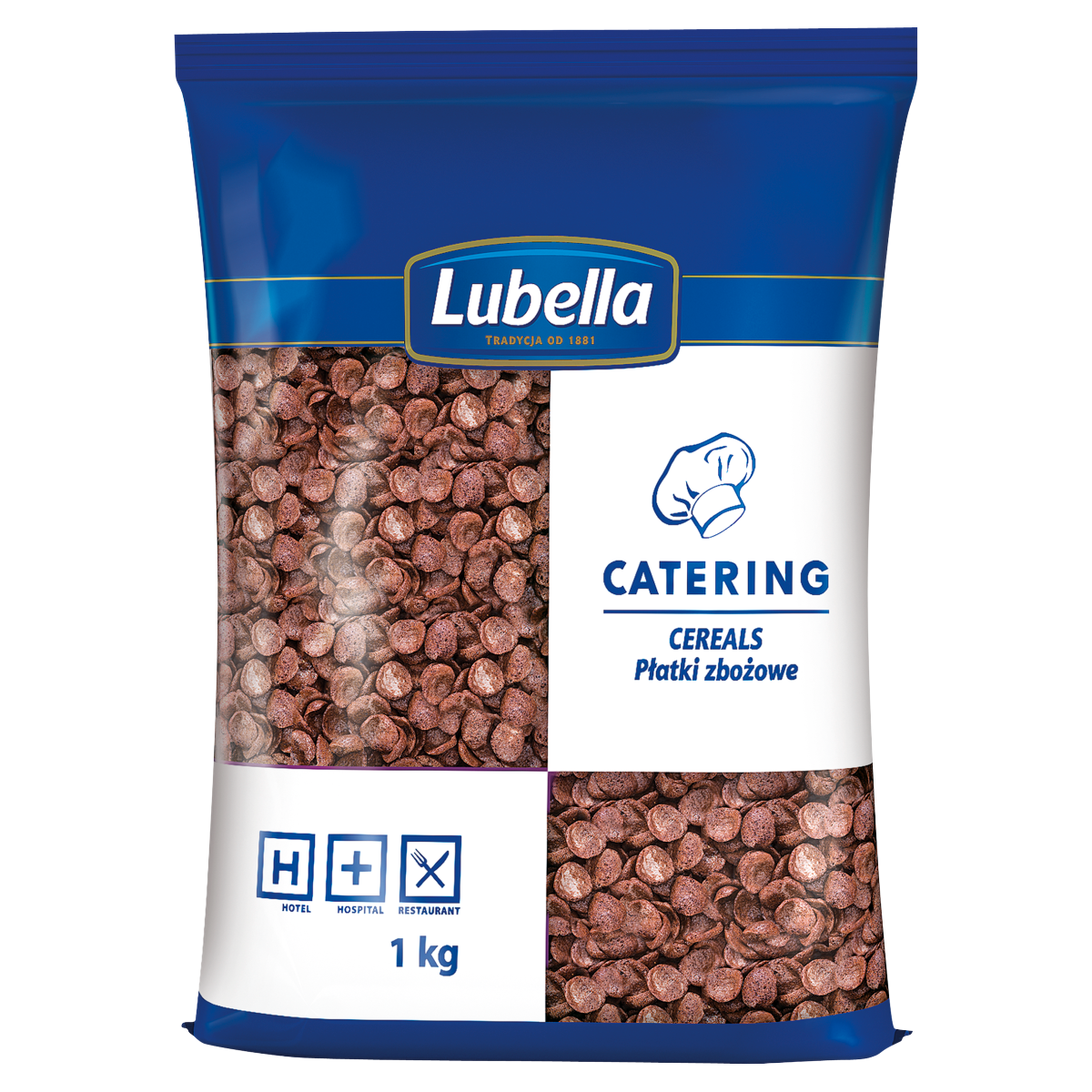 Lubella Catering Zbożowe Muszelki O Smaku Czekoladowym 1 Kg