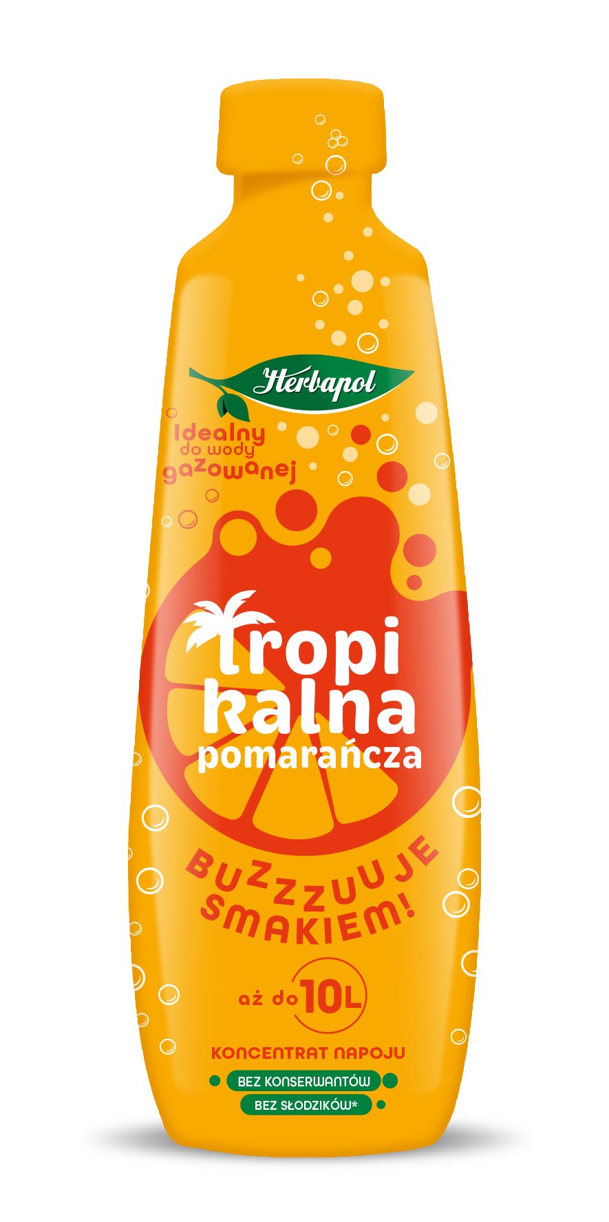 Herbapol Koncentrat Napoju Tropikalna Pomarańcza 405 Ml