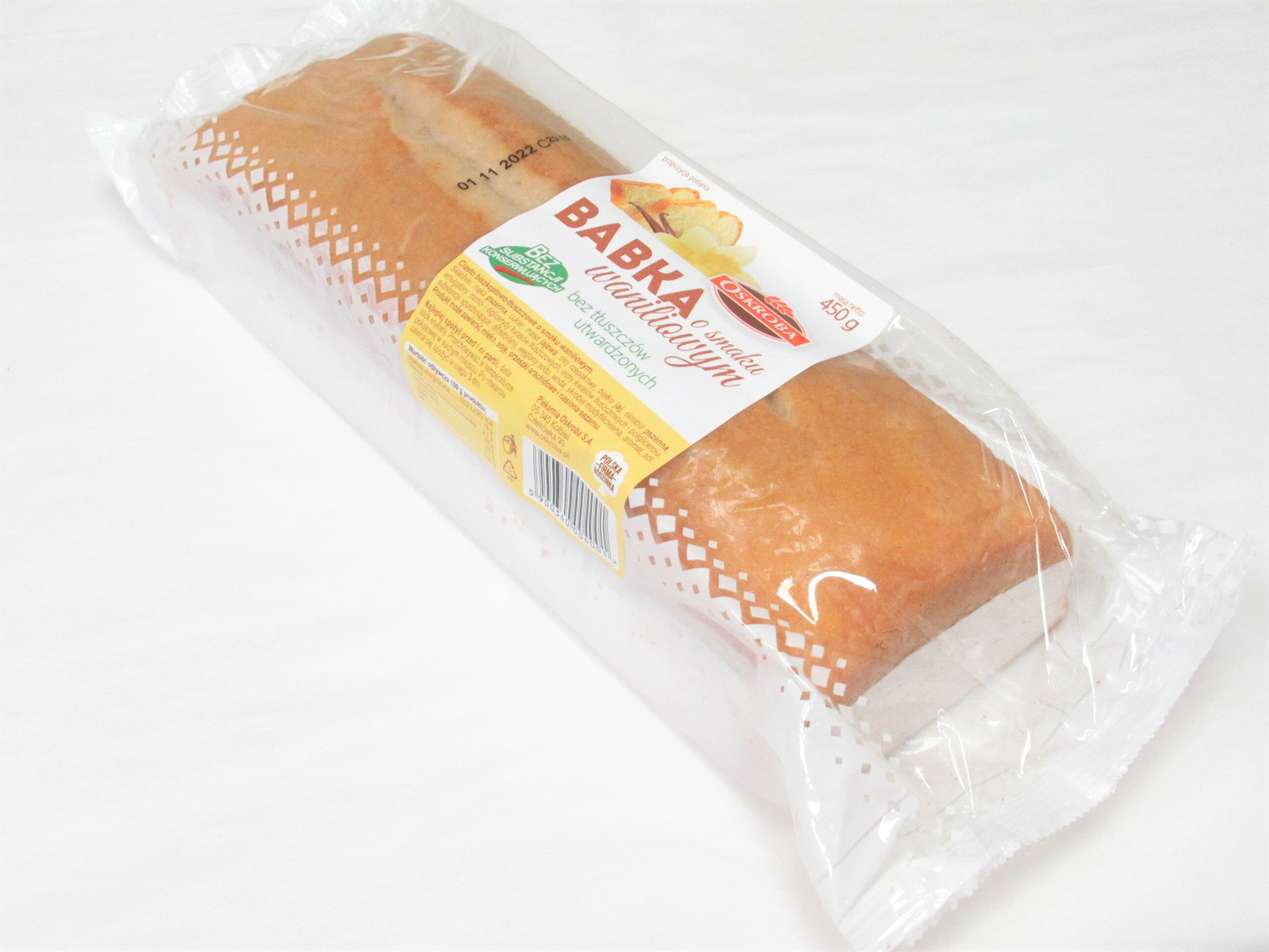 Oskroba, Babka Waniliowa 450G
