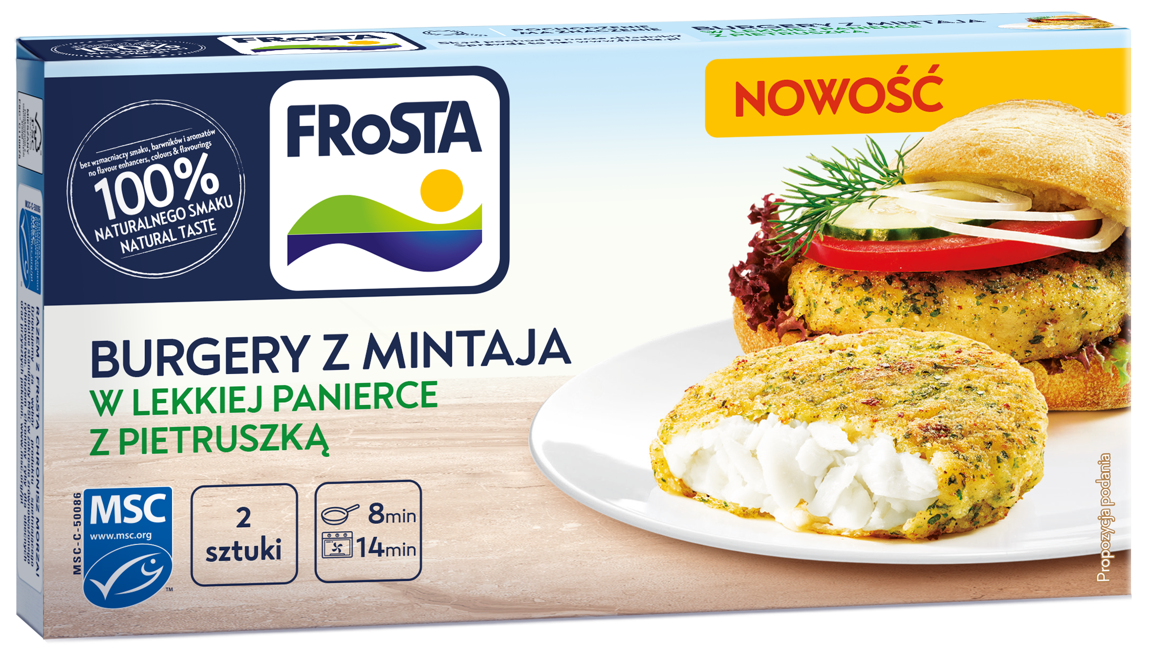 Frosta Burgery Rybne Z Mintaja 180G