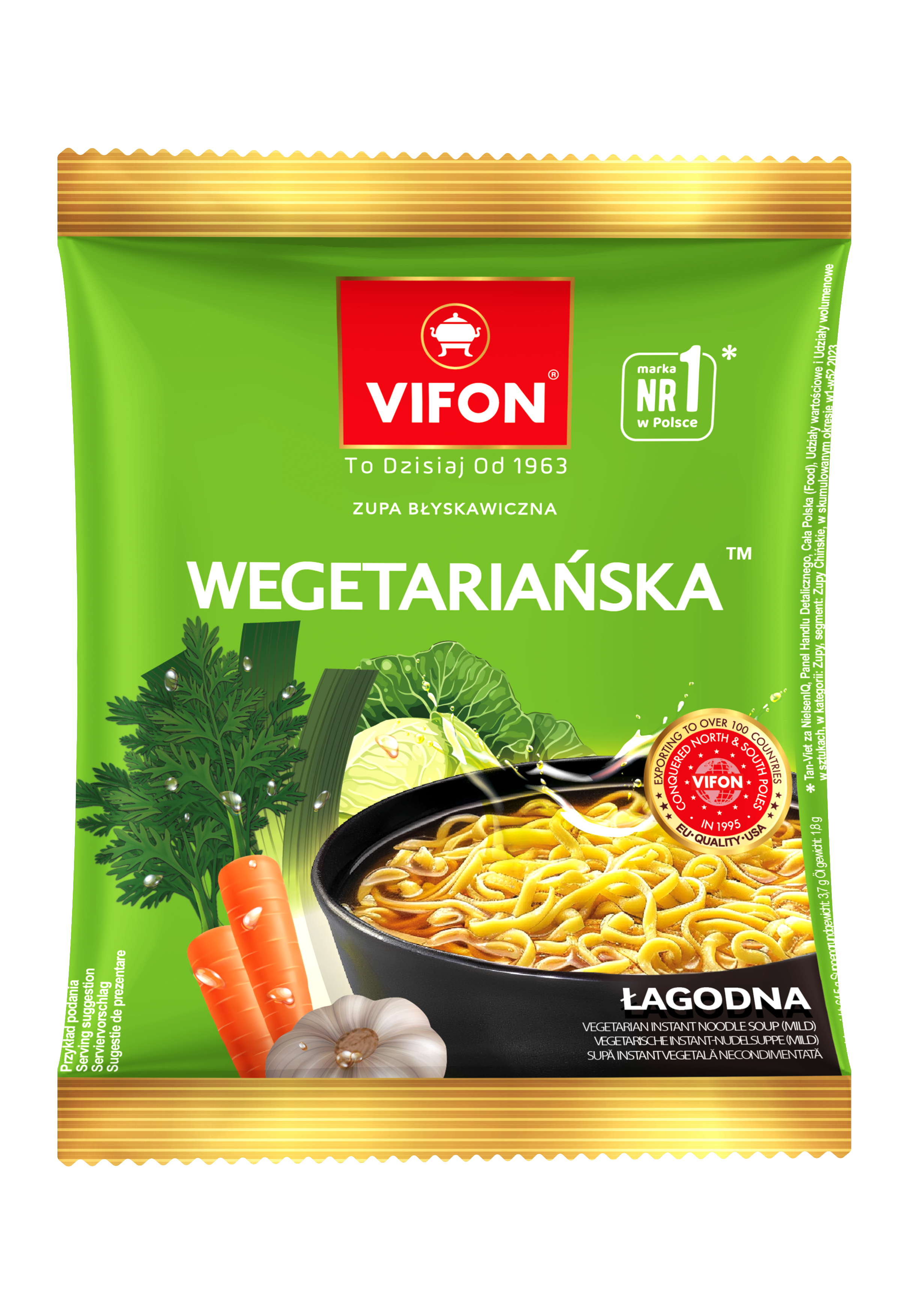 Vifon Zupa Błyskawiczna Wegetariańska 70G