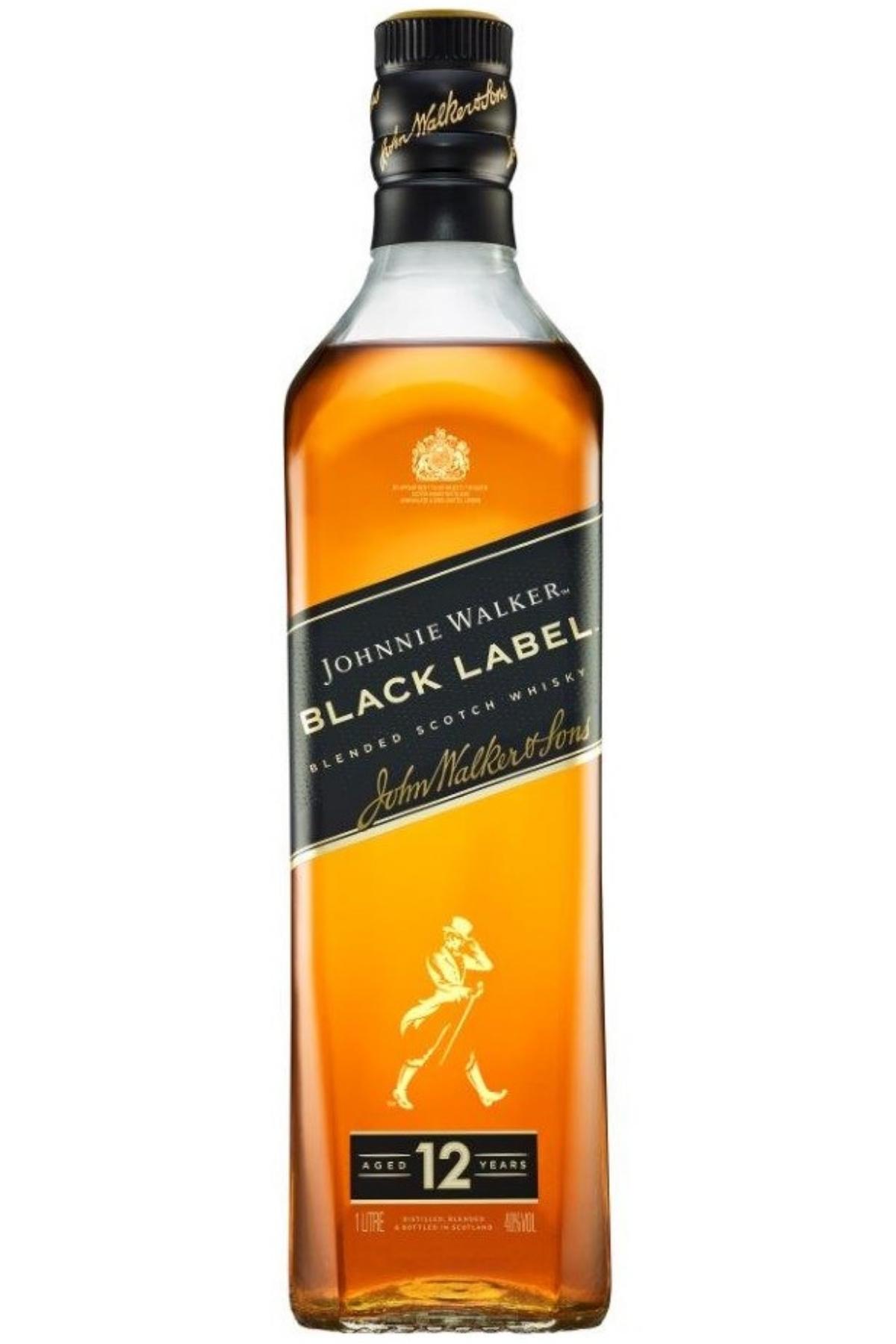 Whisky Johnnie Walker Black Label 40% 1L