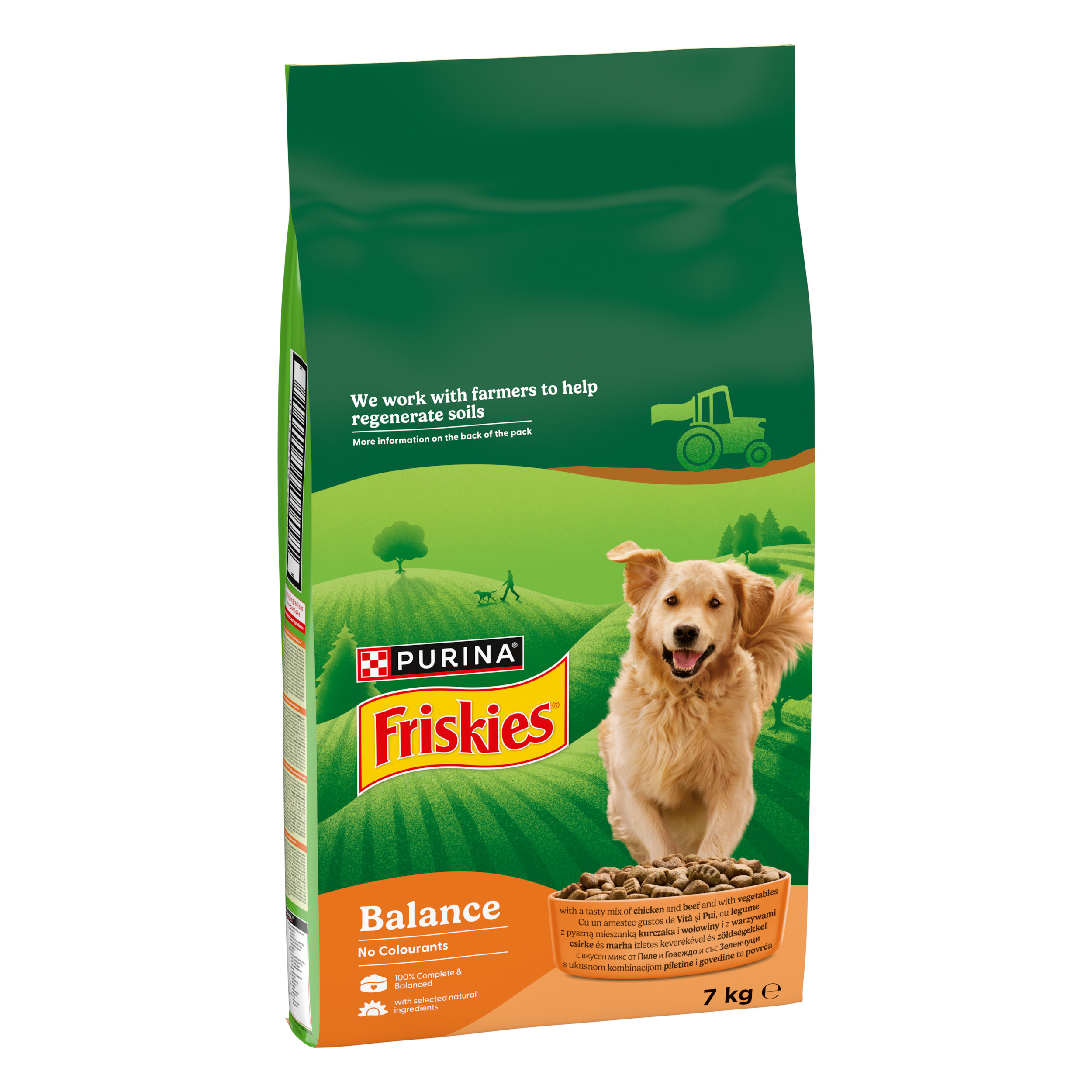 Friskies® Balance Z Kurczakiem I Wołowiną Z Warzywami 7 Kg