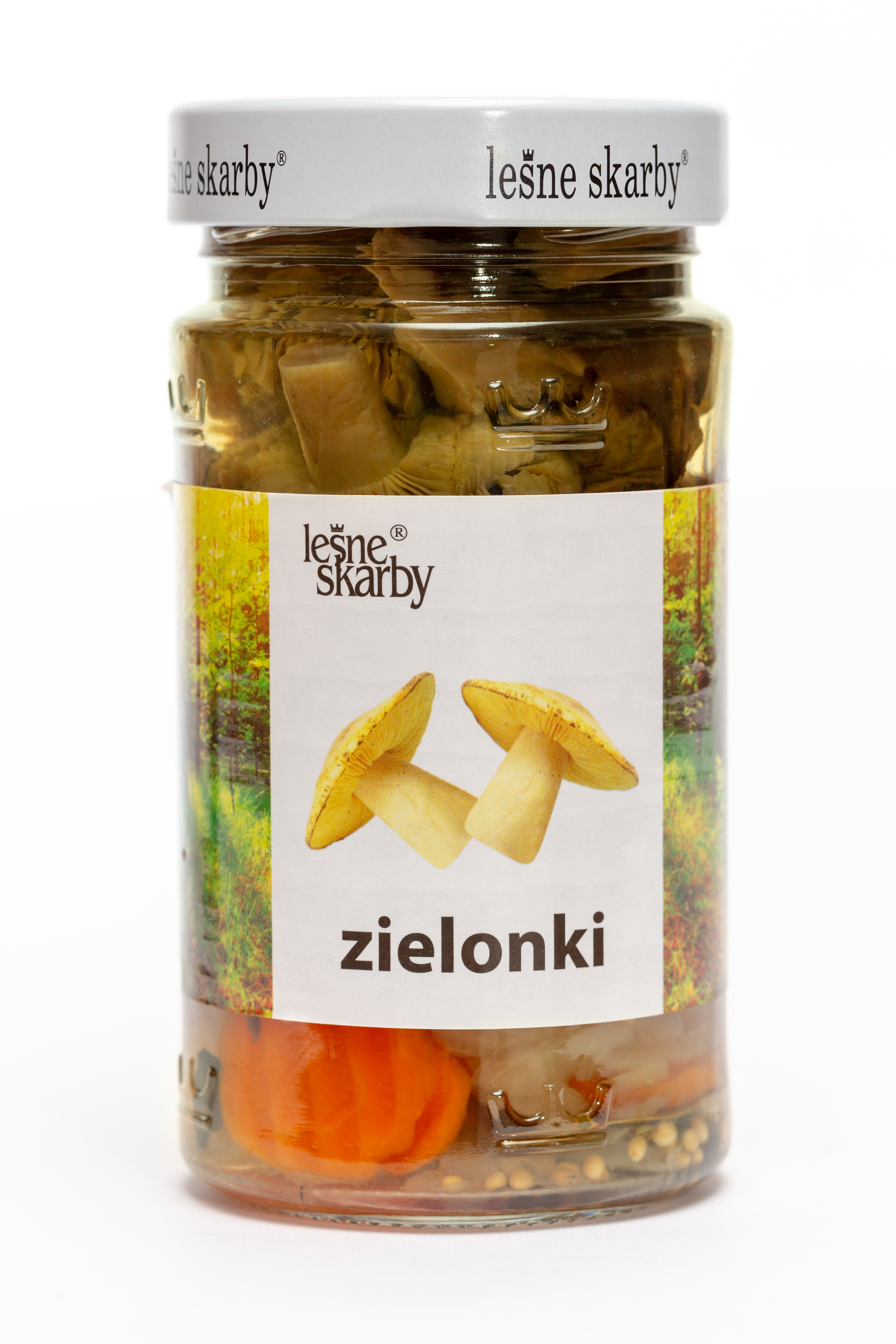 Leśne Skarby Zielonki Marynowane Całe 280G