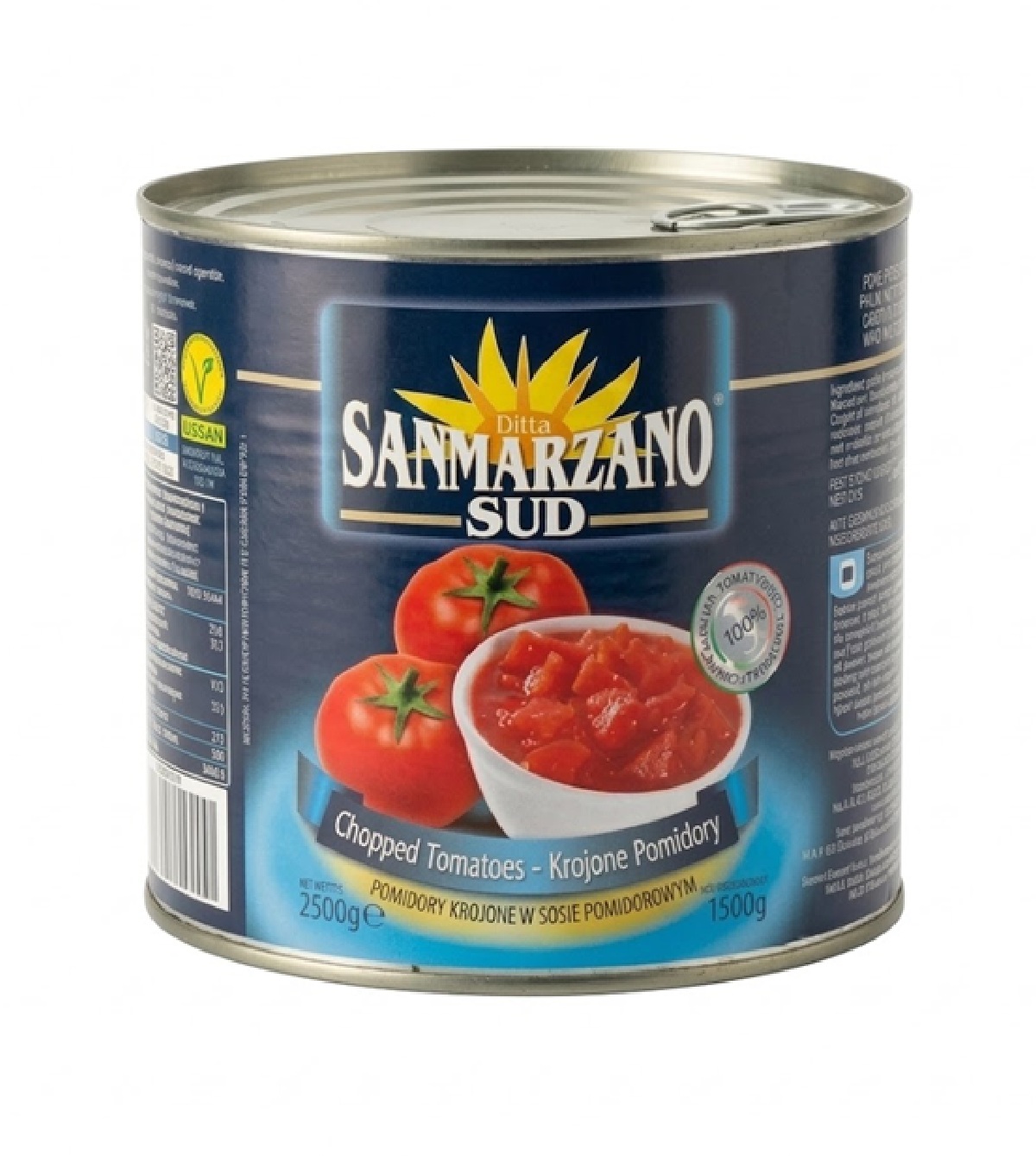 Pomidory Krojone 2,5 Kg San Marzano Sud