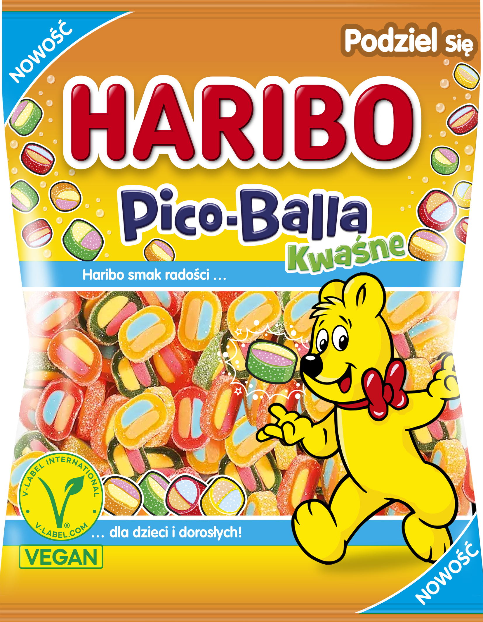 Haribo Pico Balla Sauer 160G