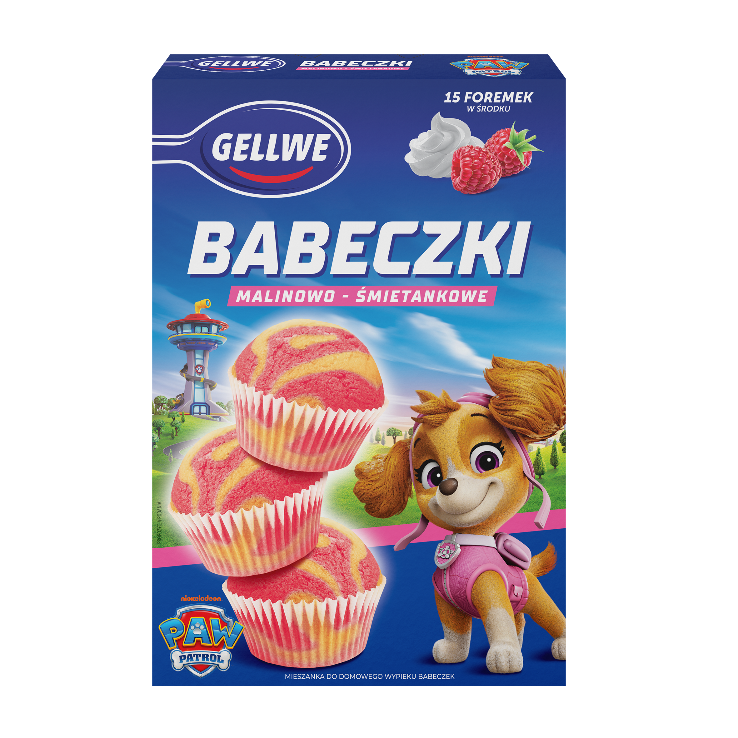 Gellwe Babeczki Malinowo - Śmietankowe Psi Patrol 238G