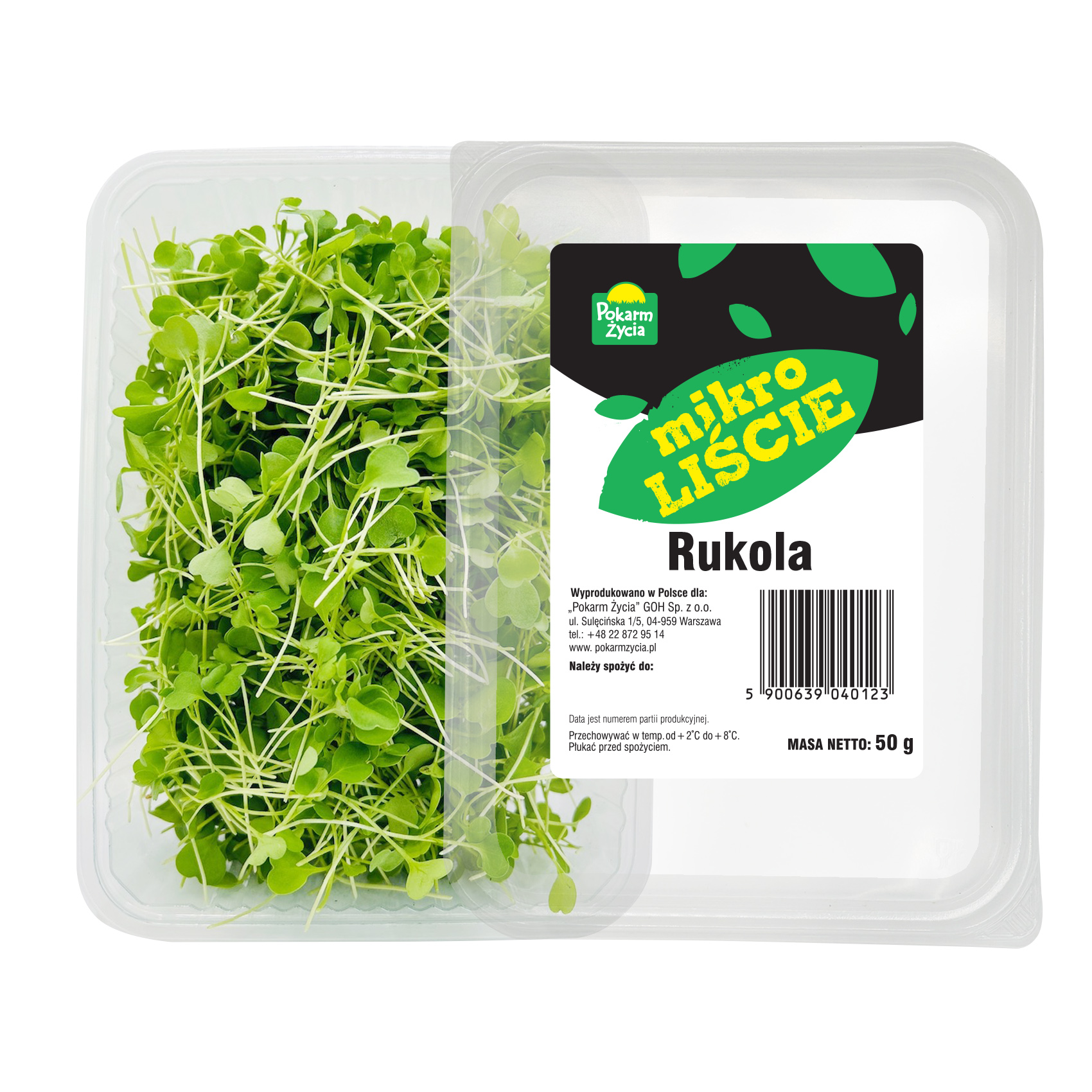 Mikroliście Rukoli Polska 50G Pokarm Życia