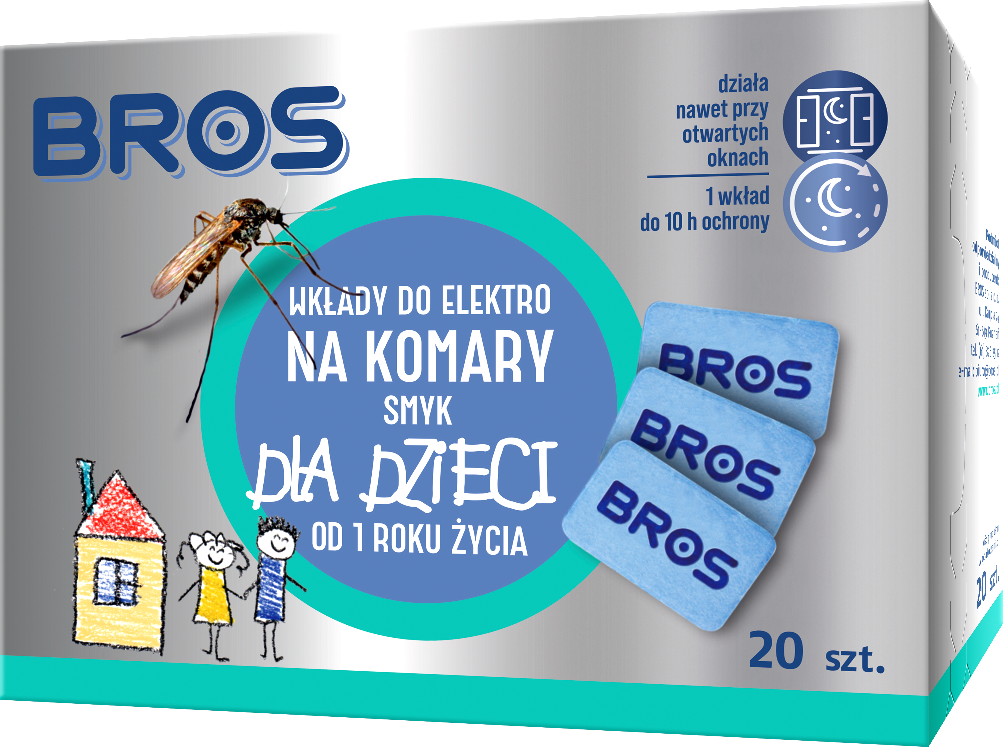 Bros - Wkłady Do Elektro Na Komary Smyk 20Szt.
