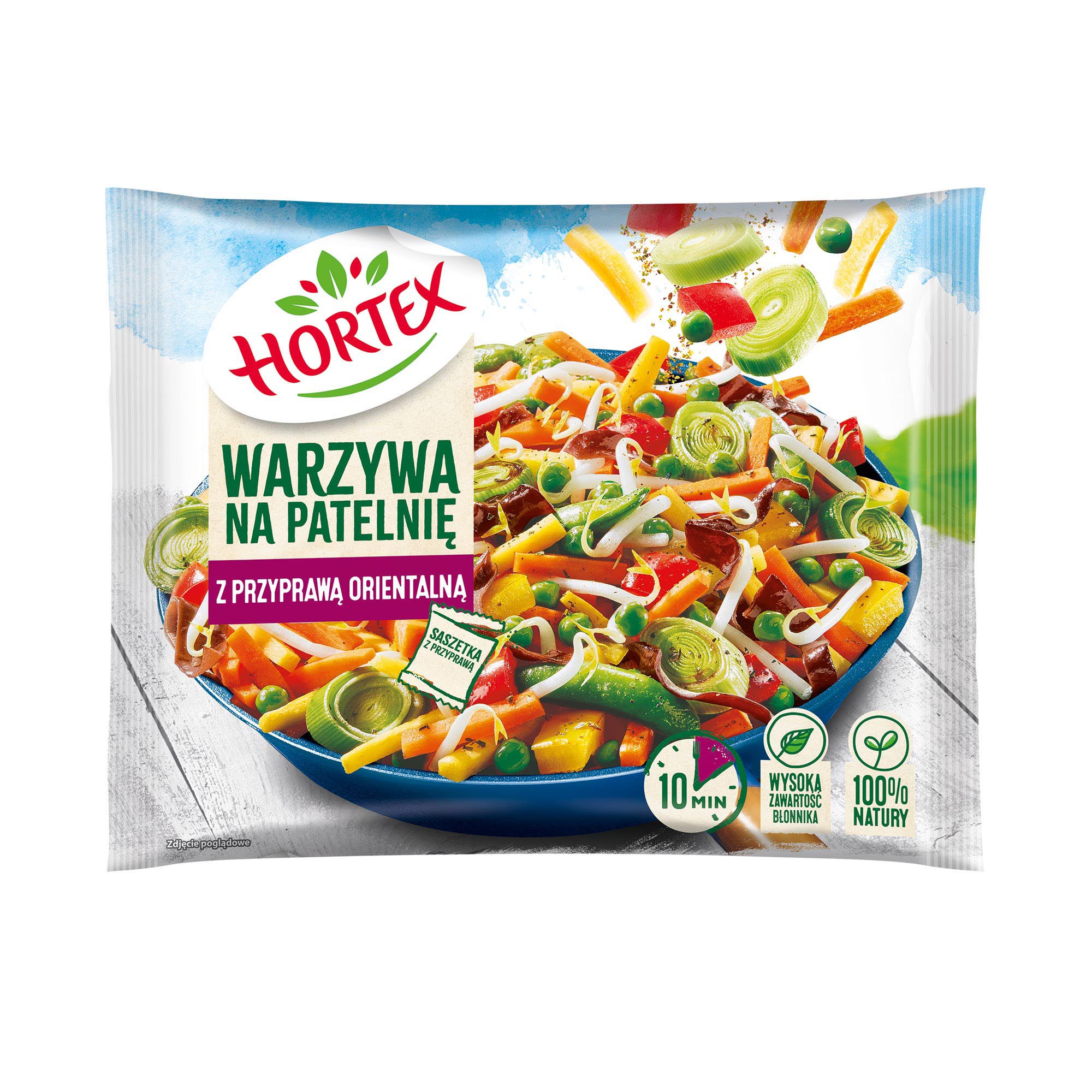 Hortex Warzywa Na Patelnię Z Przyprawą Orientalną 450 G