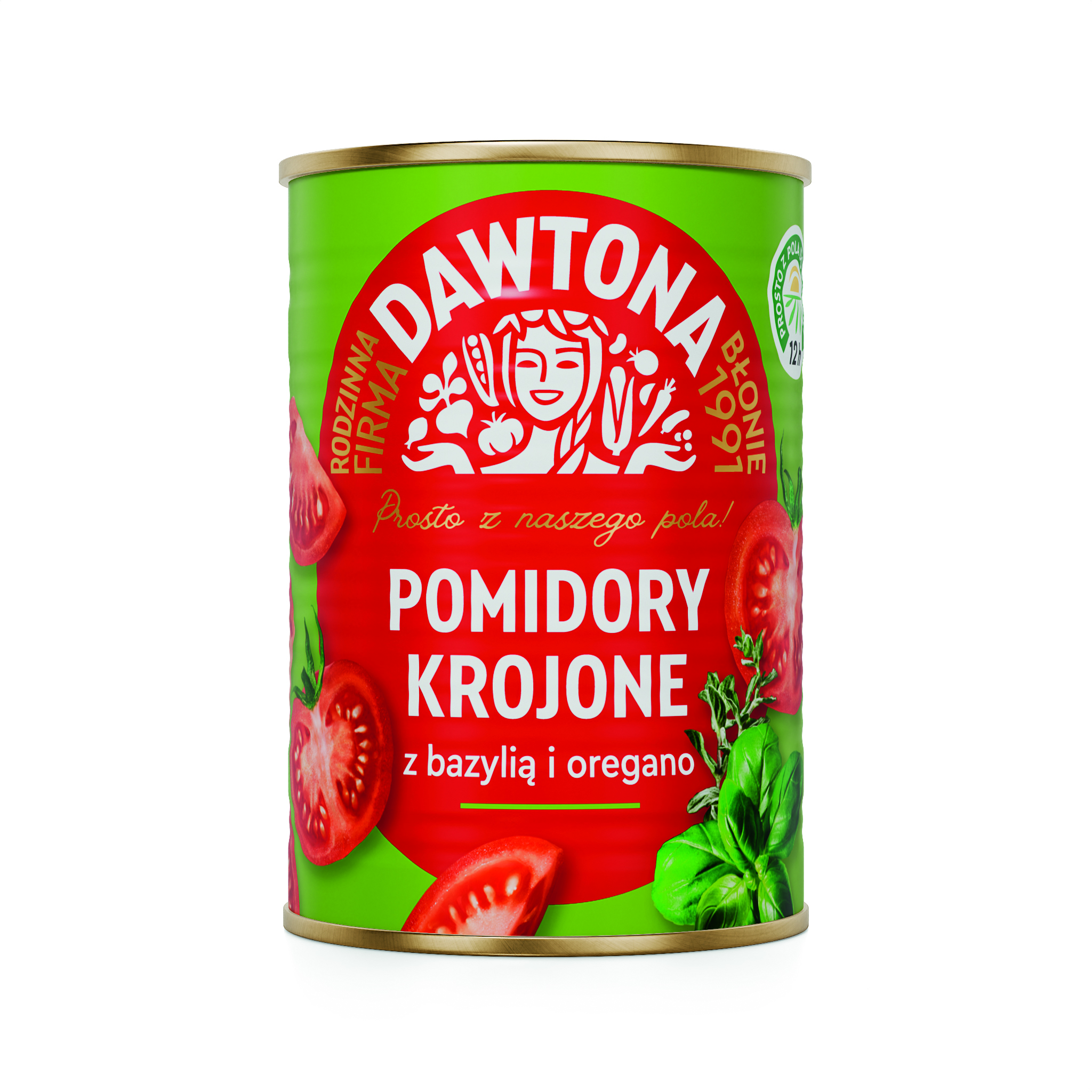 Pomidory Krojone Z Ziołami 400G Dawtona