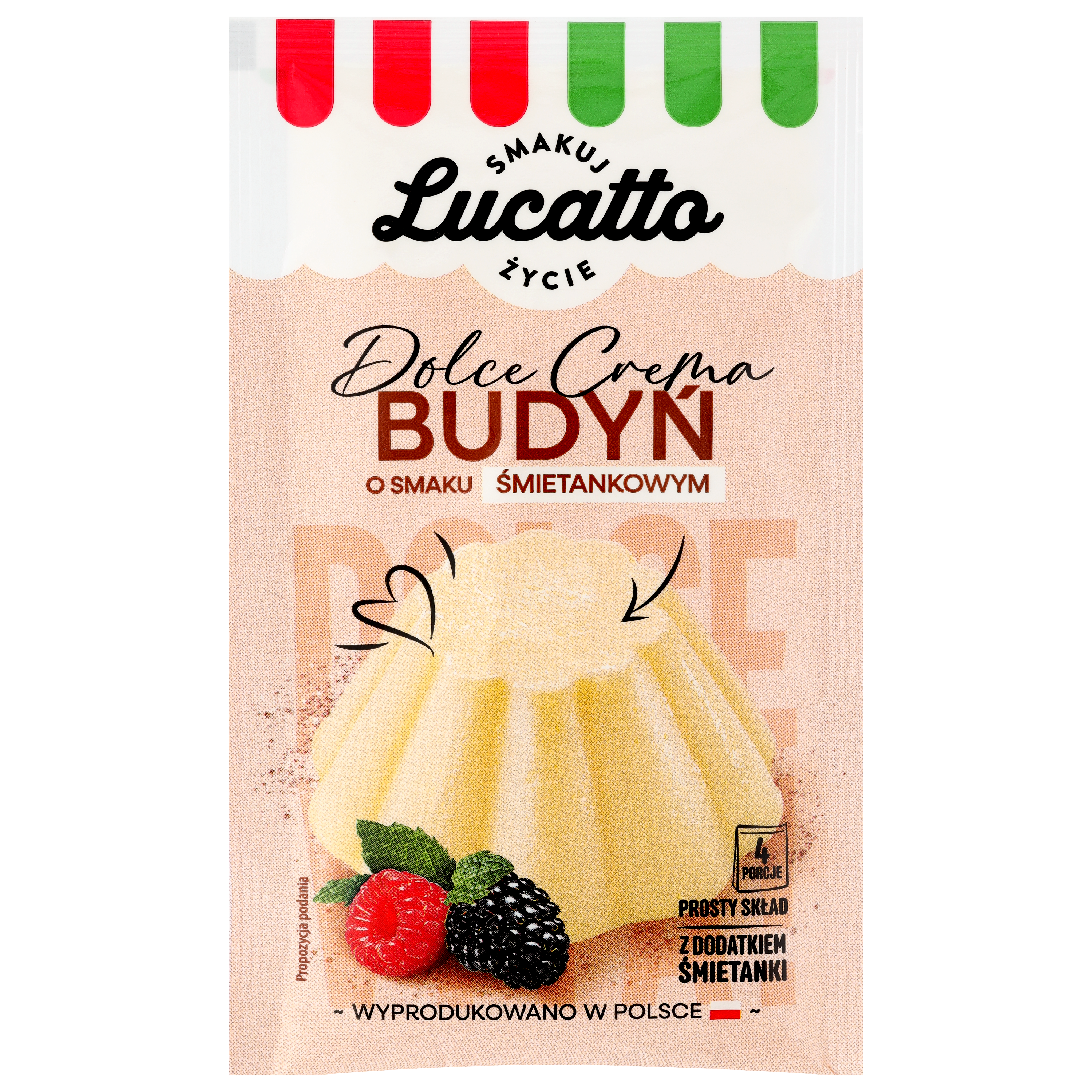 Budyń O Smaku Śmietankowym Lucatto 40G