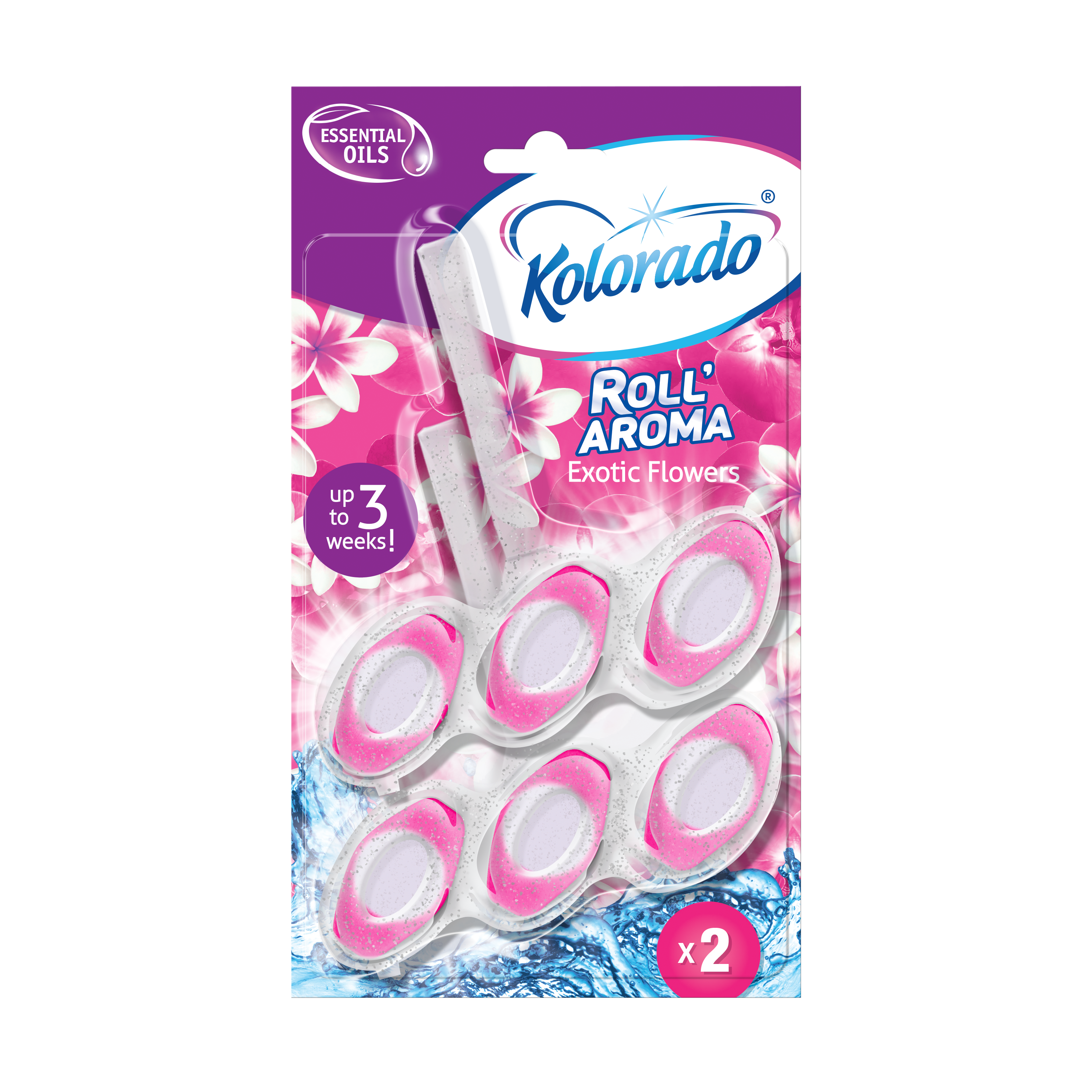 Kolorado Roll' Aroma Kostka Wc Exotic Flowers Duopack (2 X 51 G)
