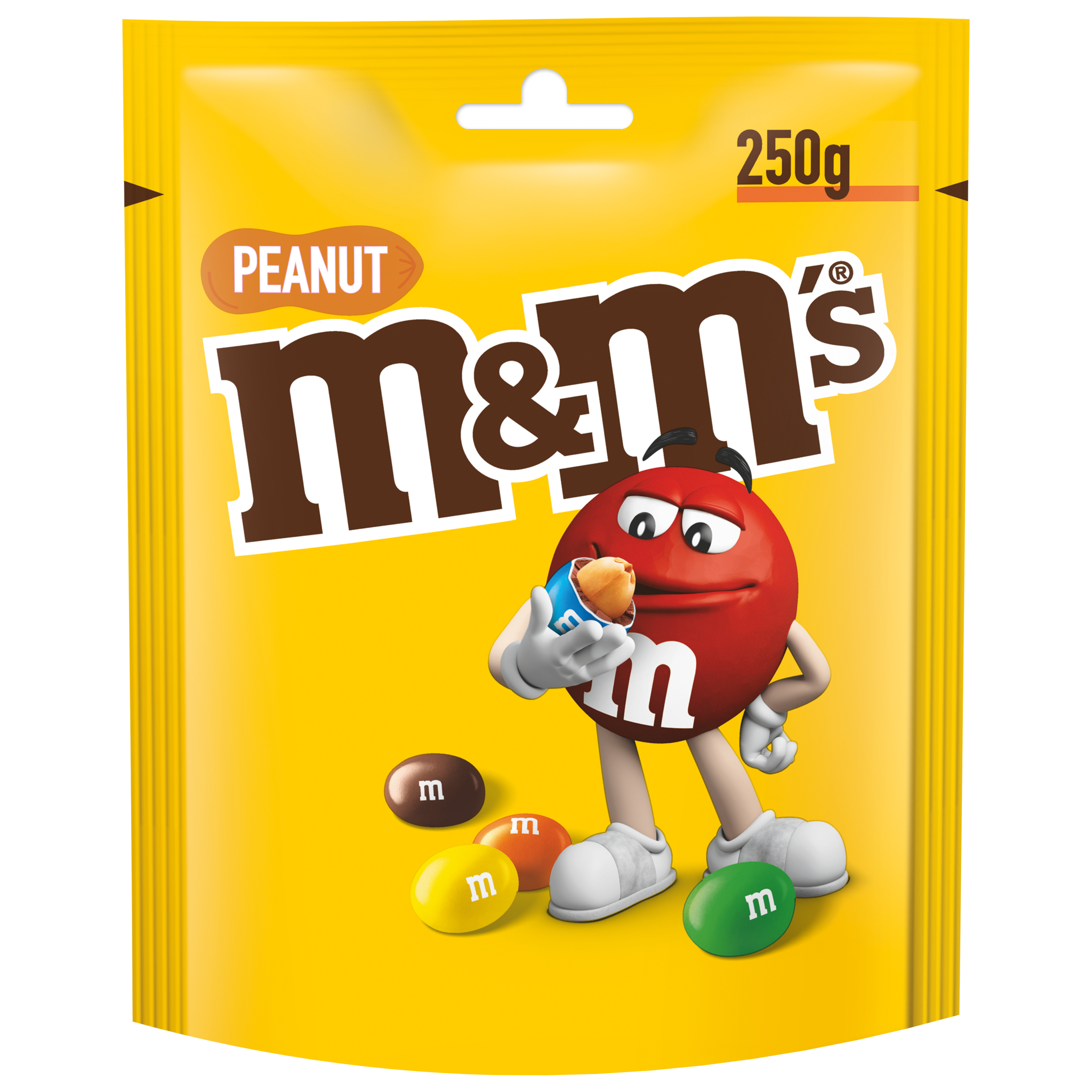 M&M'S Peanut Orzeszki Ziemne Oblane Czekoladą W Kolorowych Skorupkach 250 G