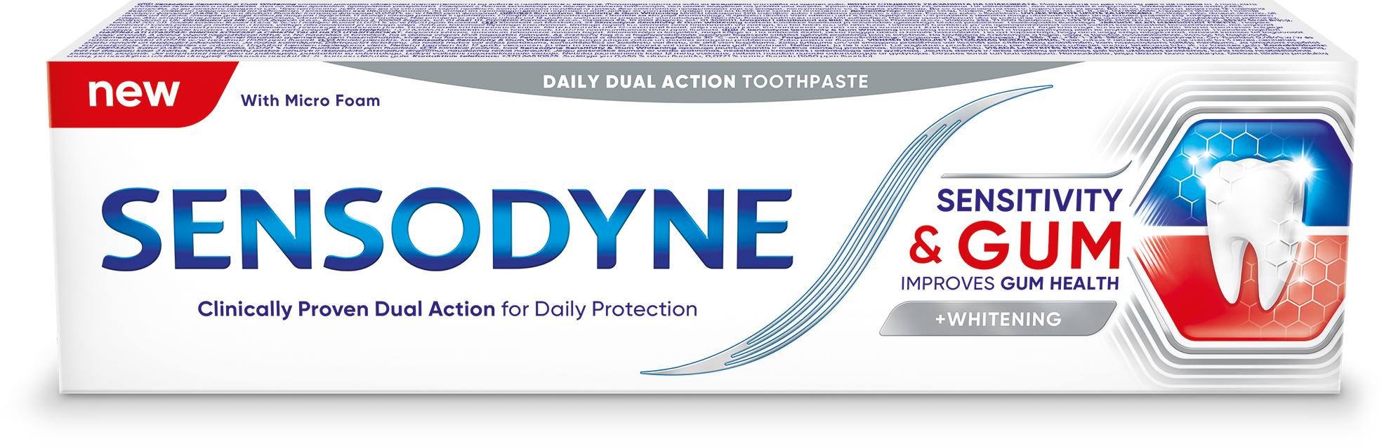Sensodyne NadwrażLiwośĆ I DziąSła Whitening Wybielająca Pasta Do Nadwrażliwych ZęBóW, 75 Ml