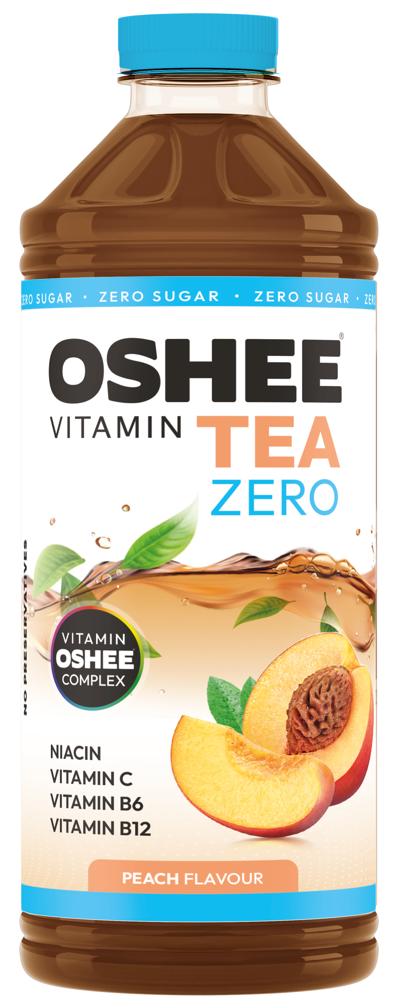 Oshee Vitamin Tea Zero Brzoskwinia 1100Ml Kaucja