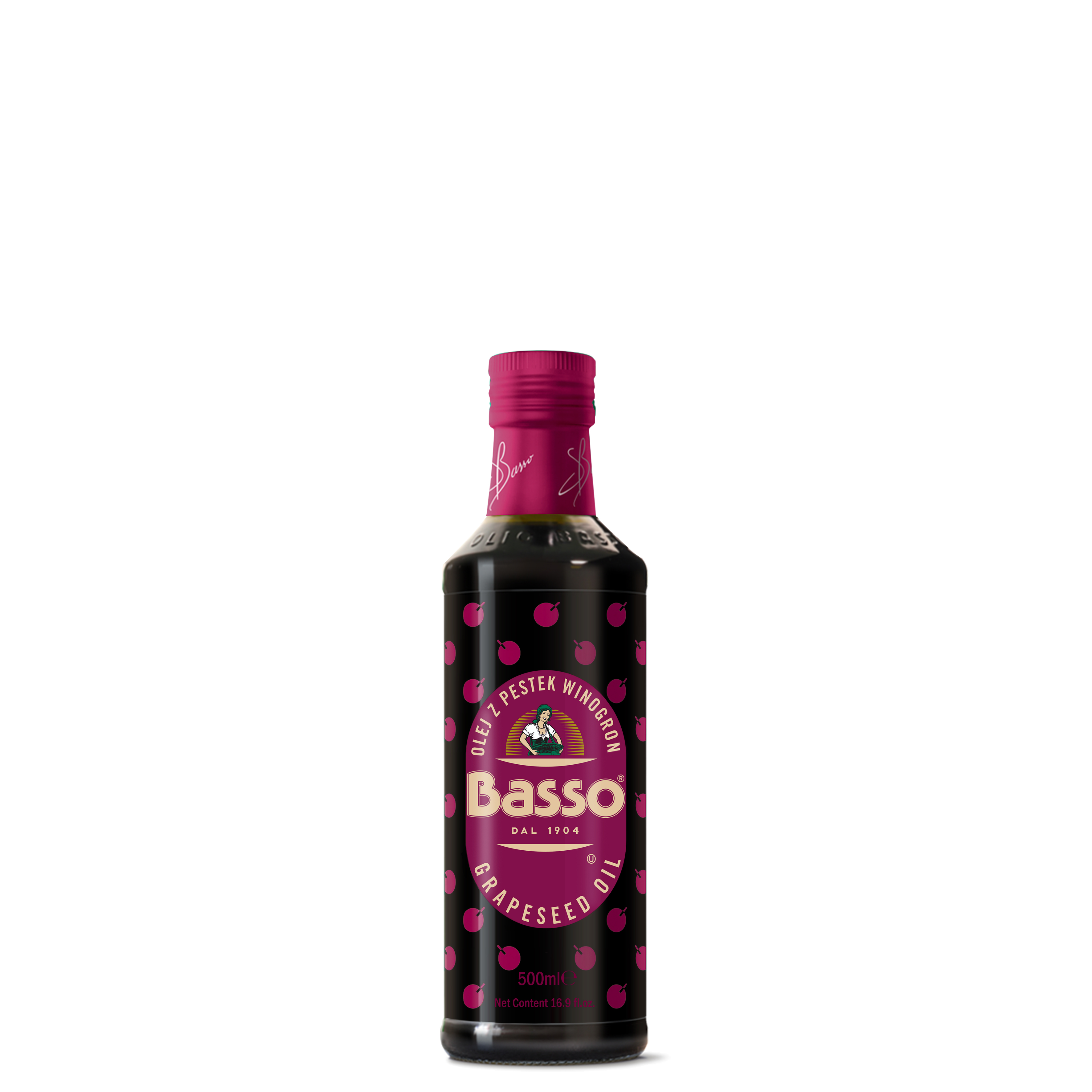 Basso Olej Z Pestek Winogron 0,5 L