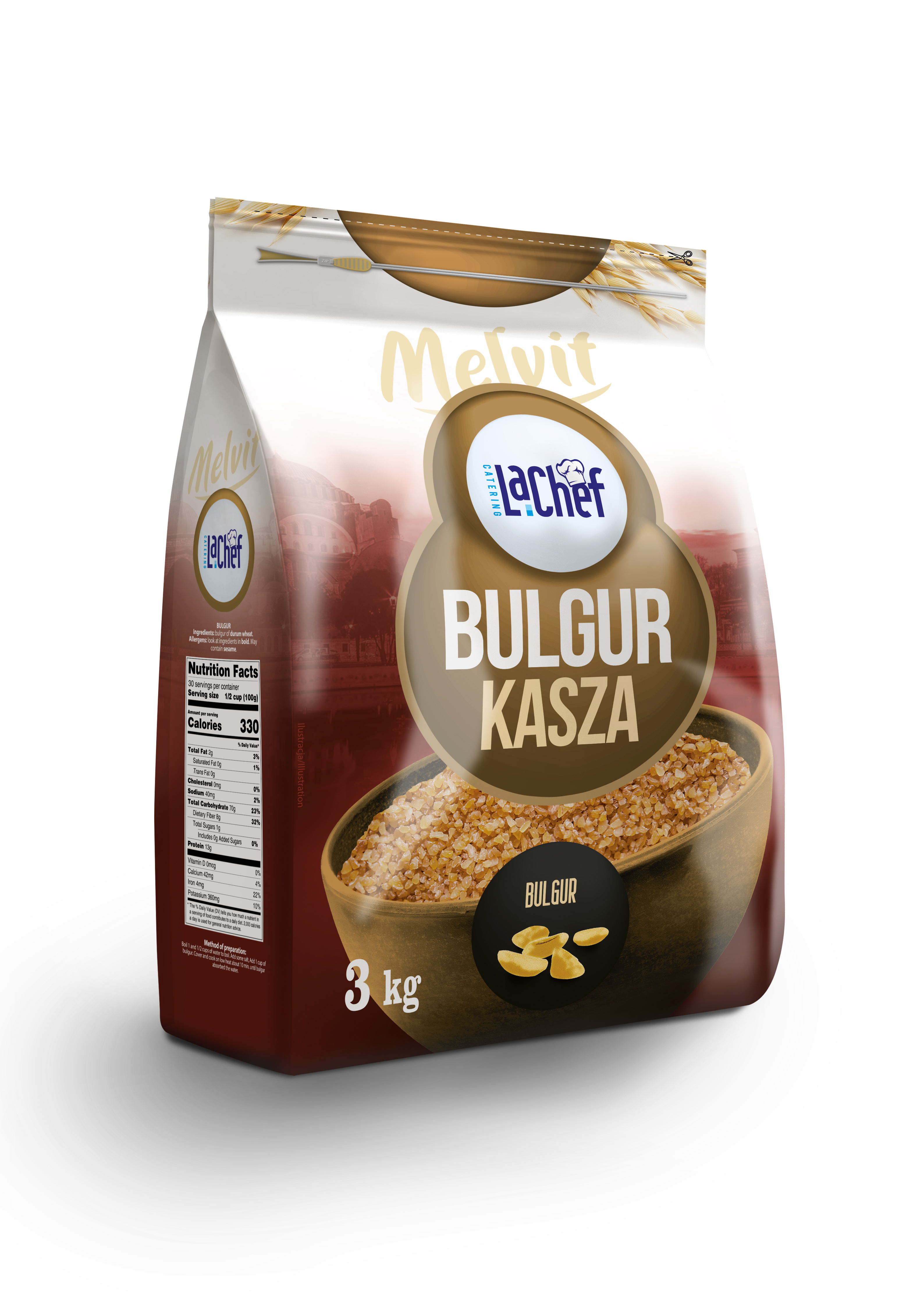La Chef Kasza Bulgur 3Kg