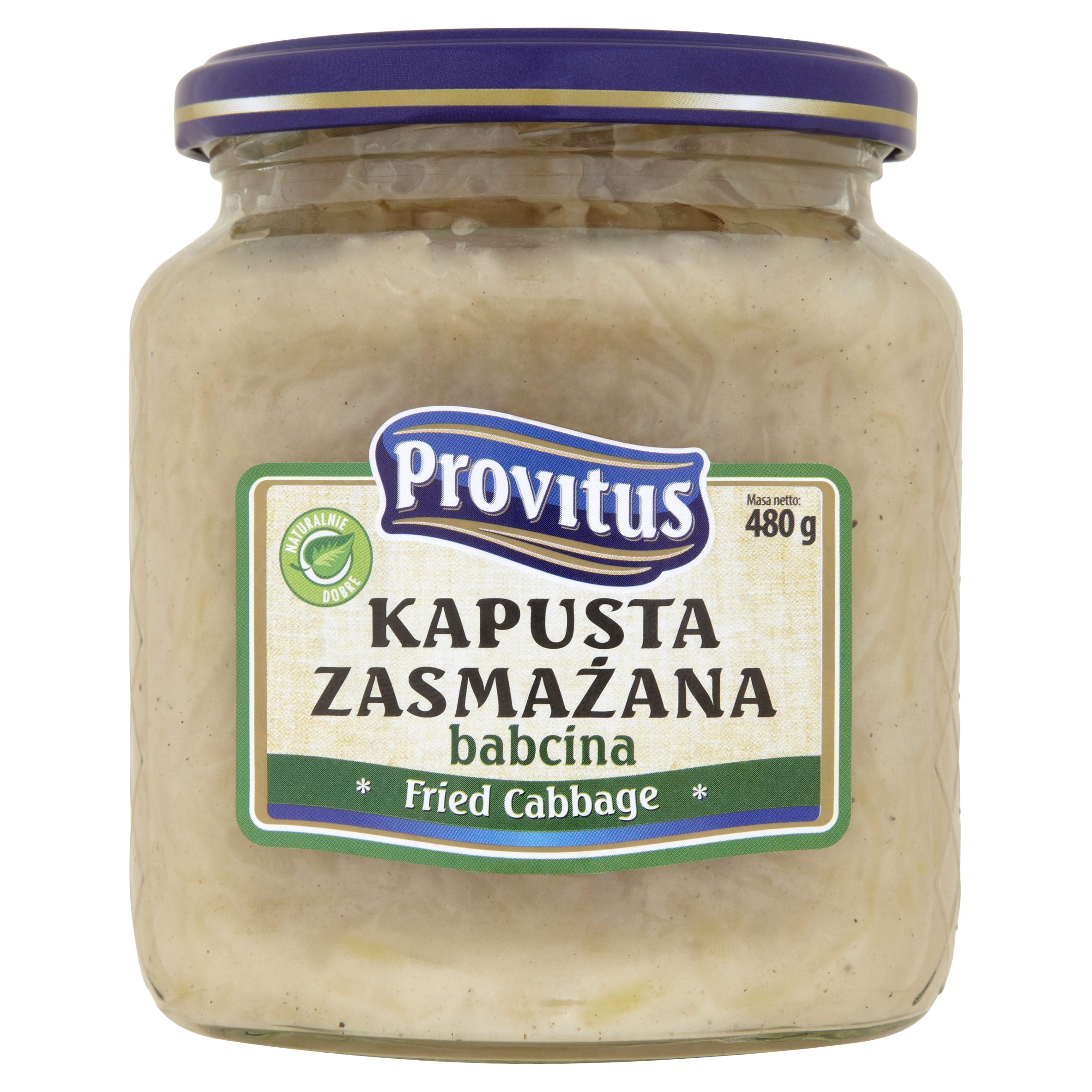 Kapusta Zasmażana 480G Provitus Produkt Pasteryzowany