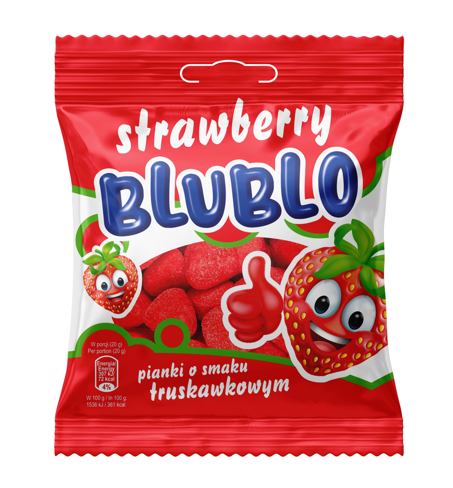 Pianki Blublo Truskawki 80 G