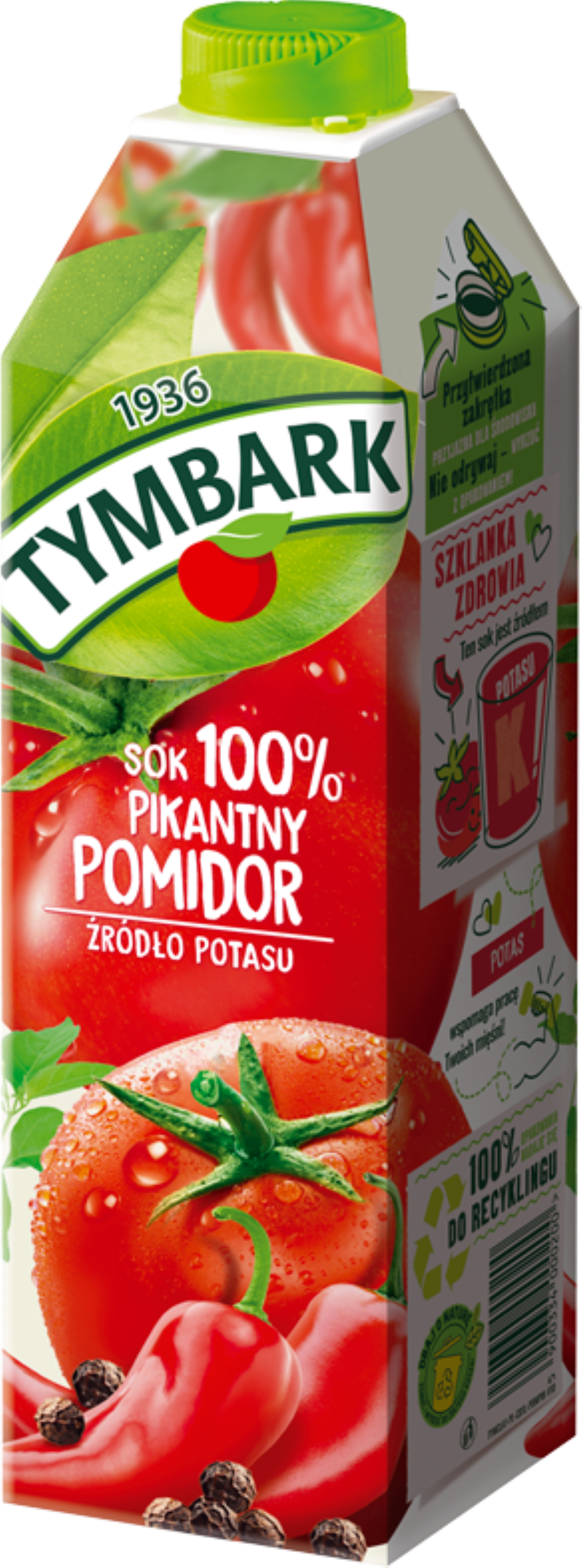 Tymbark Sok 100% Pikantny Pomidor 1 L