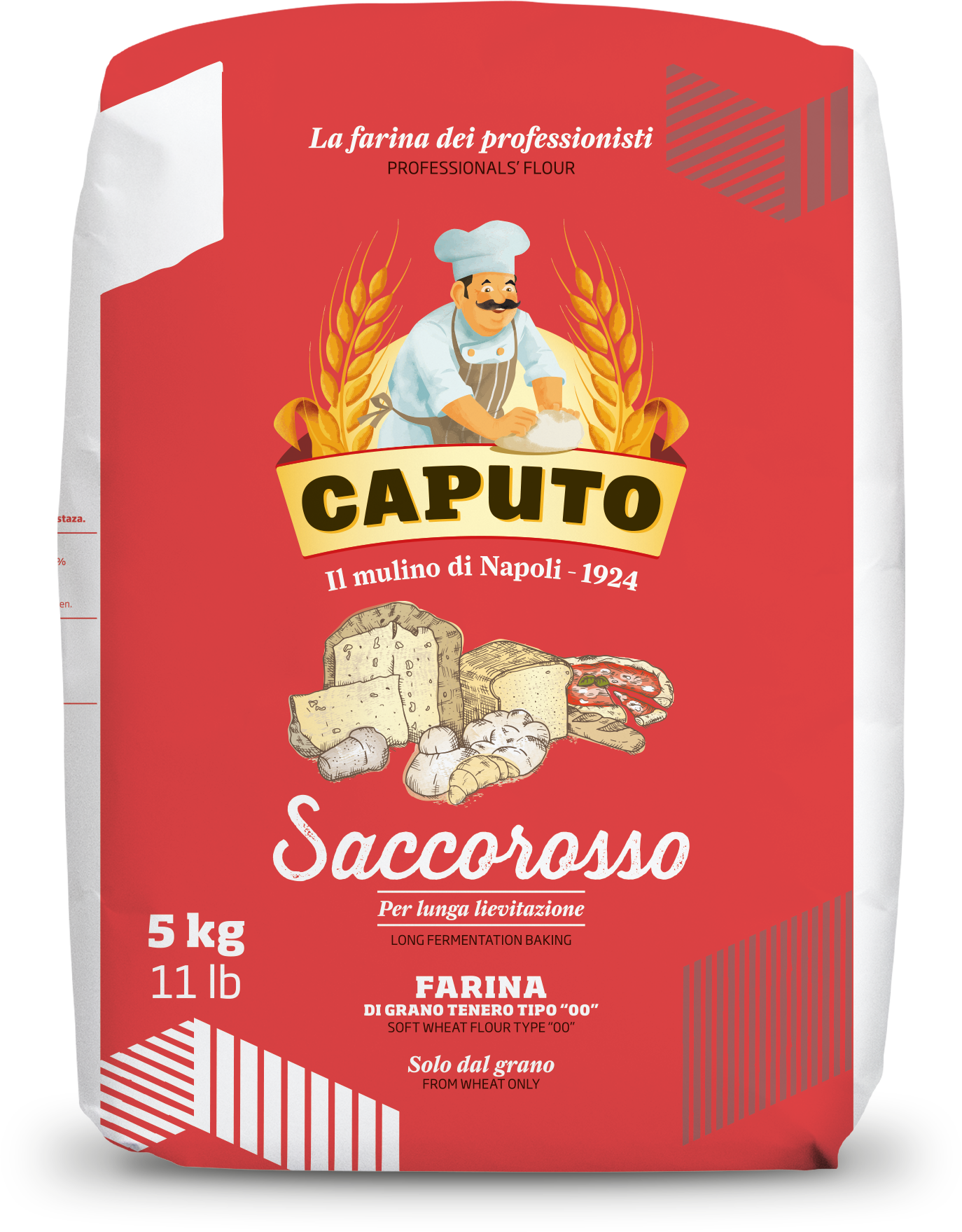 Caputo Mąka Pszenna Typ 00 Saccorosso 5 Kg