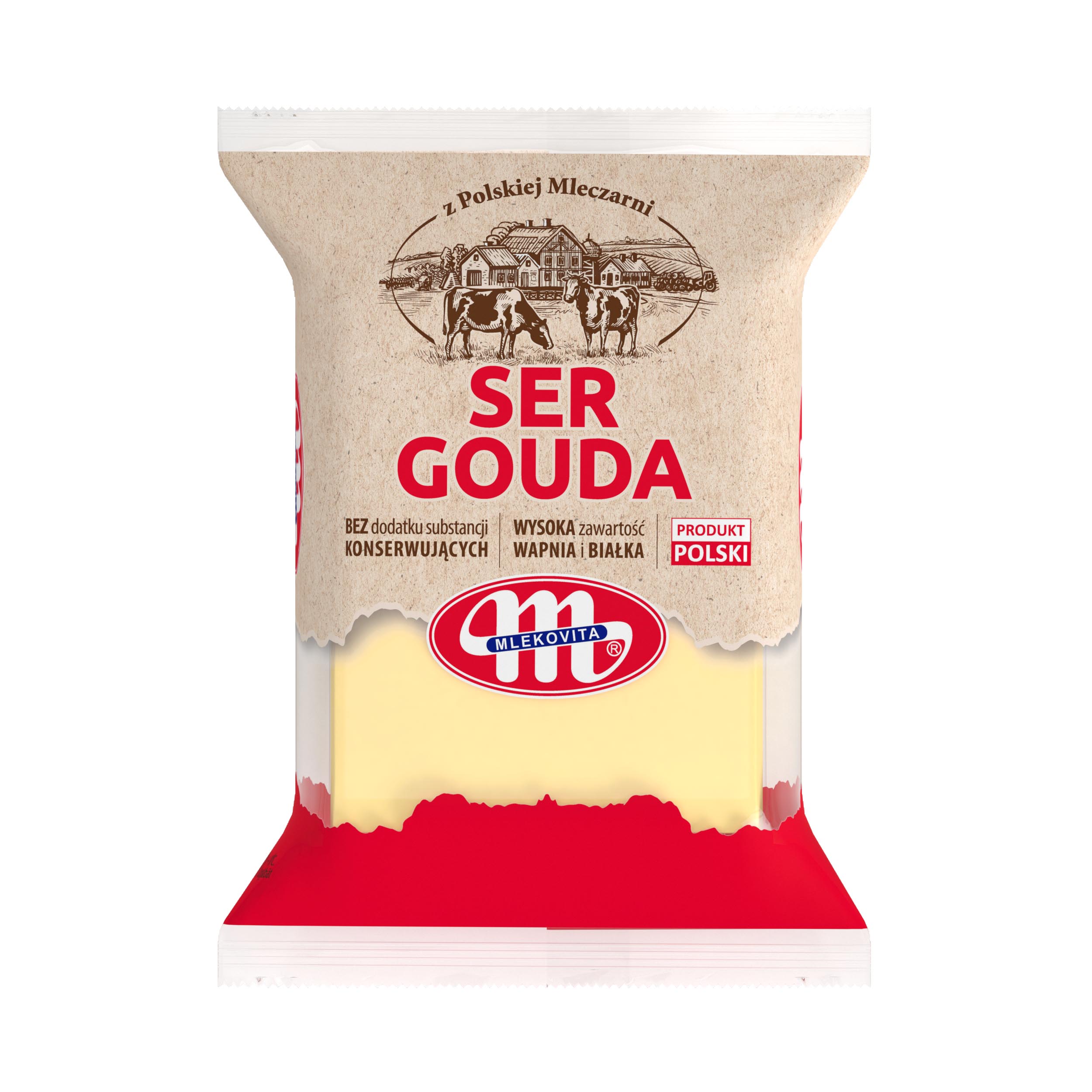Mlekovita Ser Gouda Kawałek 350G