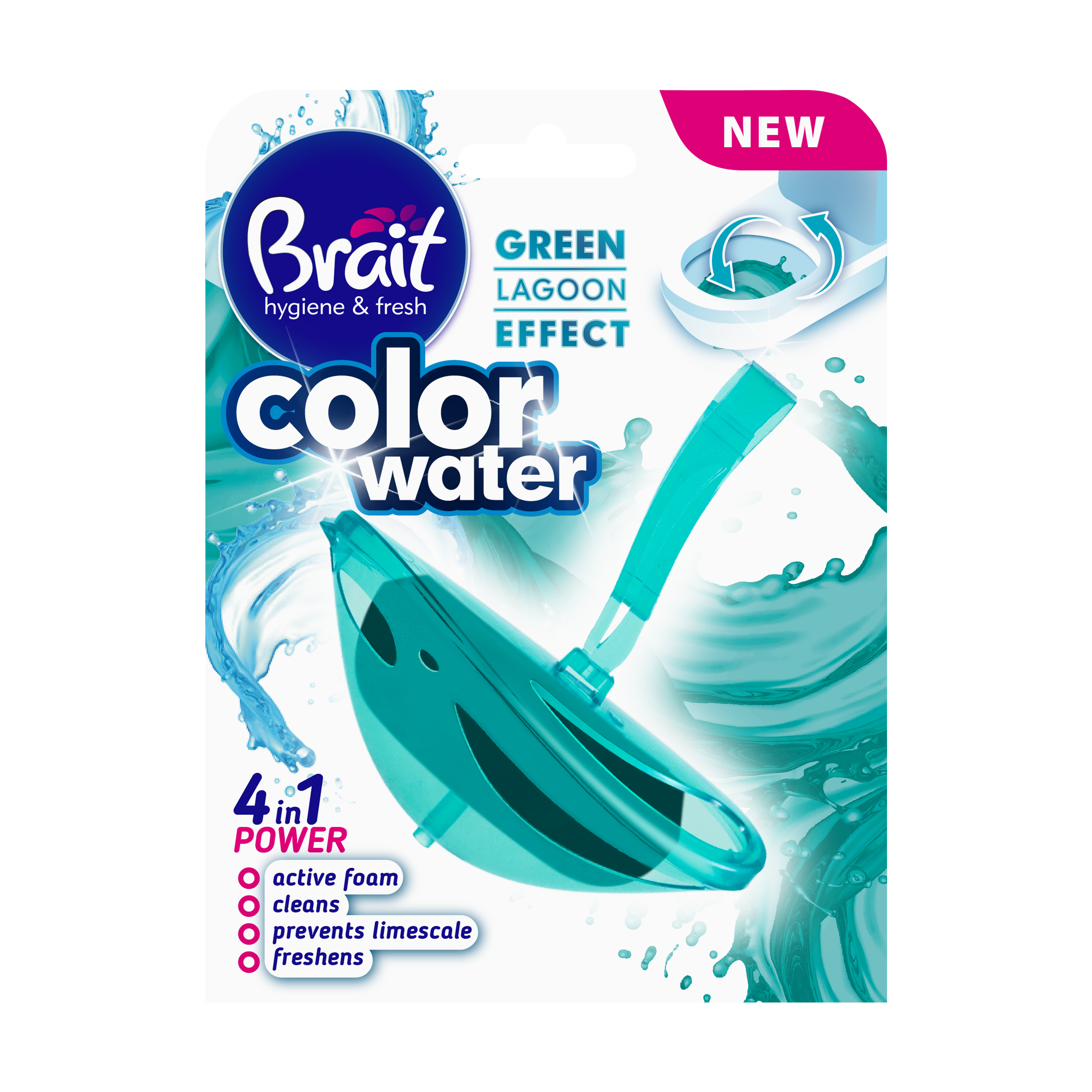 Kostka Do Wc Brait Green Lagoon 40G