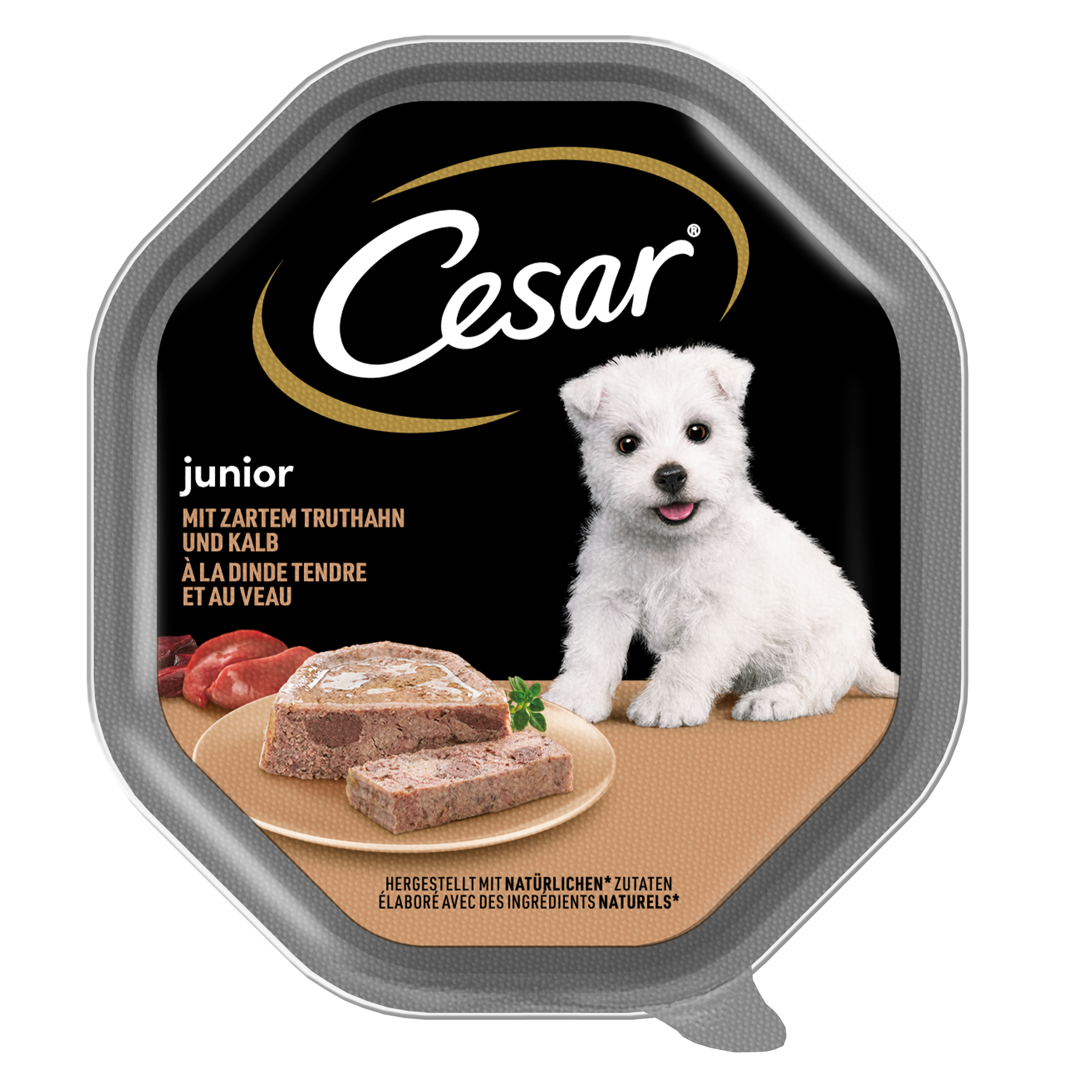 Cesar Tacka Junior Z Cielęciną I Indykiem 150G