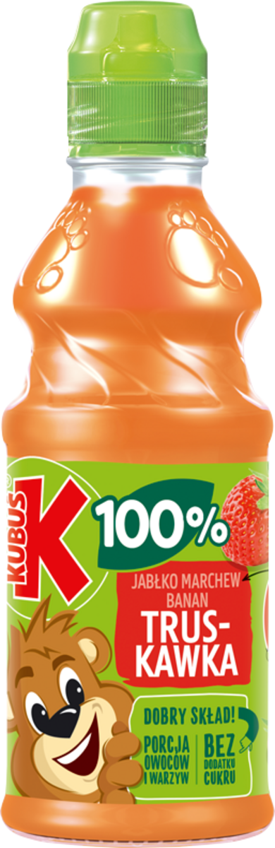 Kubuś 100% Sok Jabłko Marchew Banan Truskawka 300 Ml