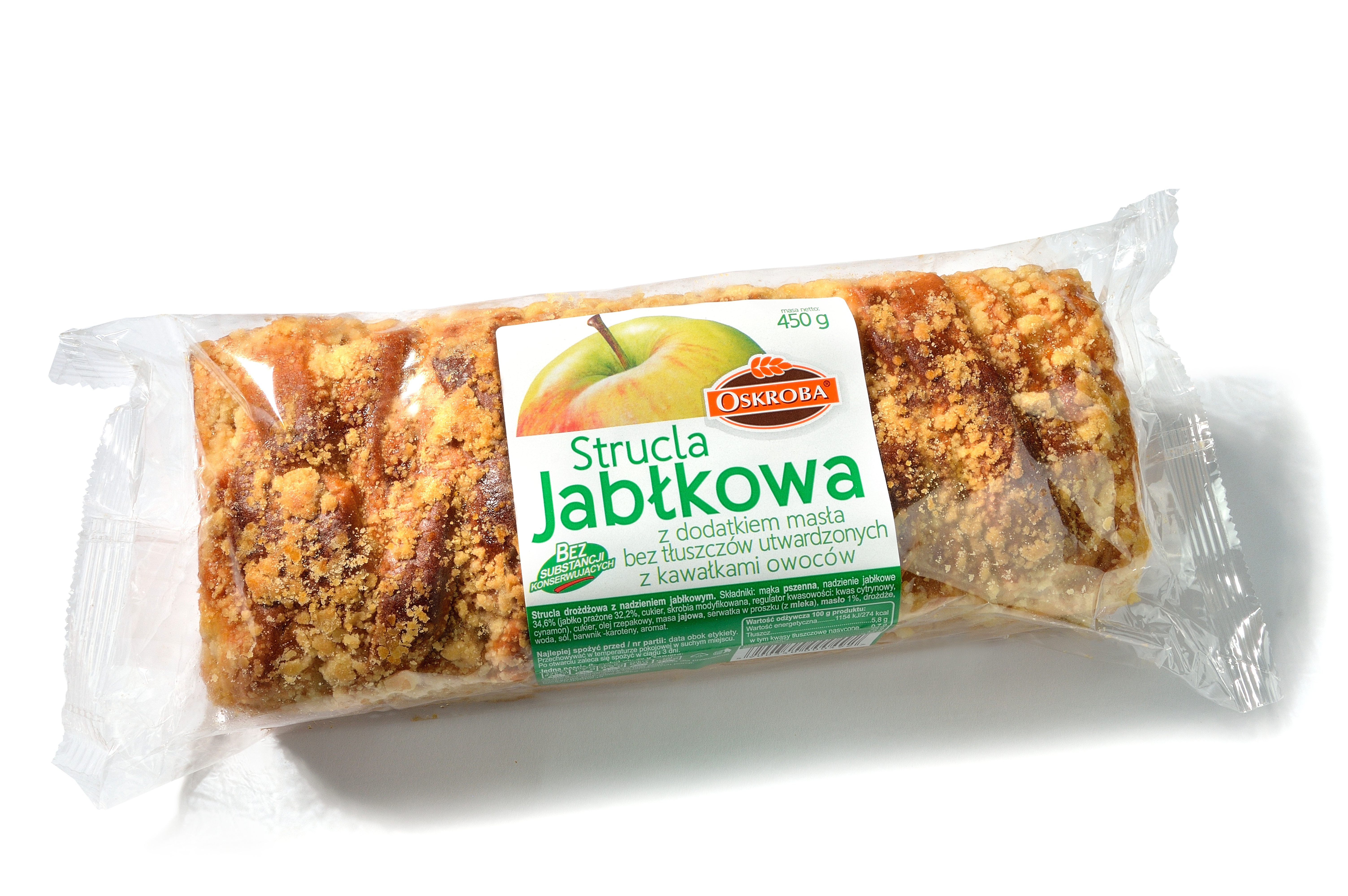 Oskroba Strucla Jabłkowa 450G