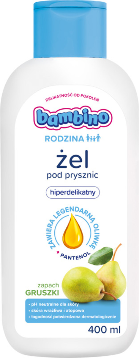 Bambino Rodzina Żel Pod Prysznic O Zapachu Gruszki 400 Ml