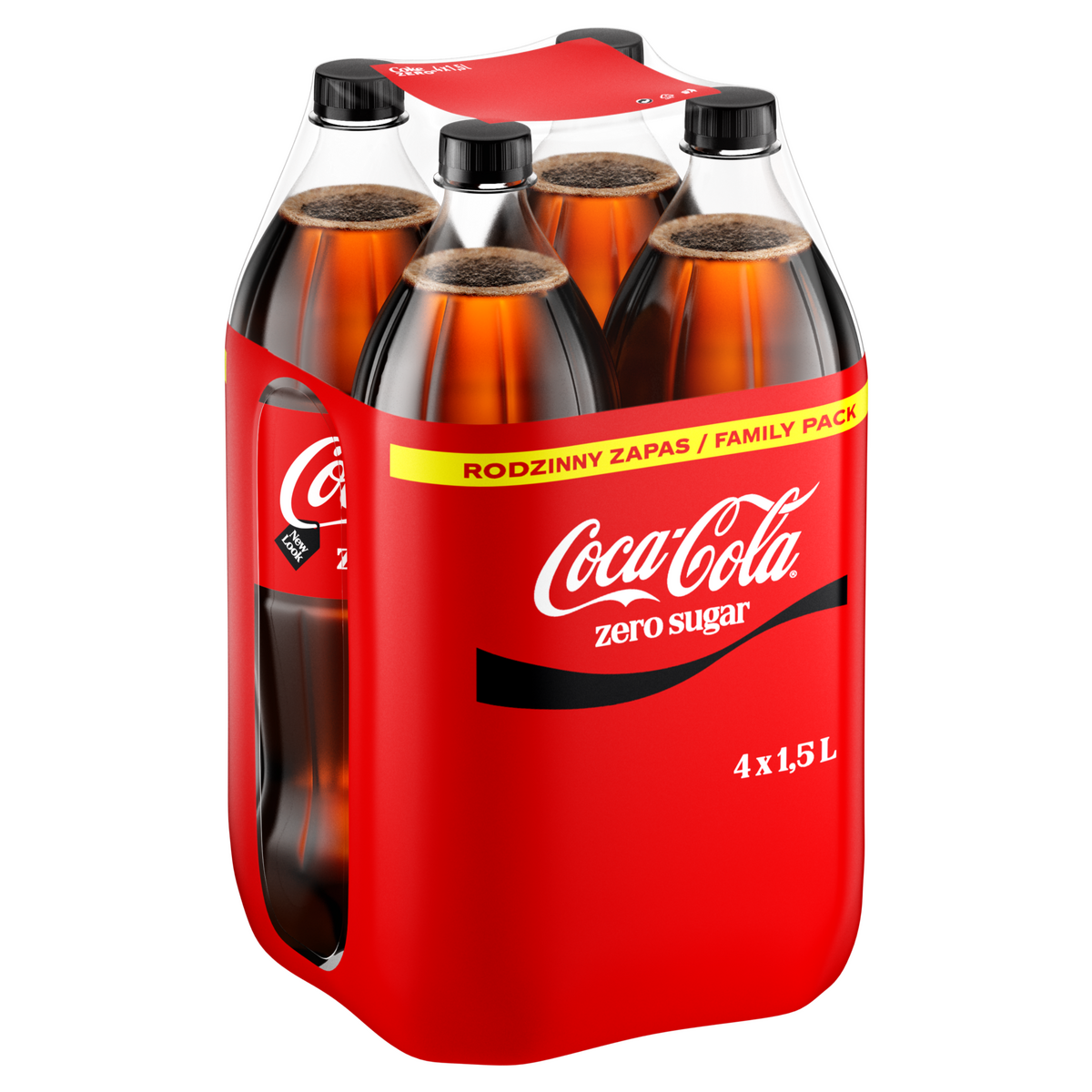 Coca-Cola Zero 4 X 1,5L - Kaucja