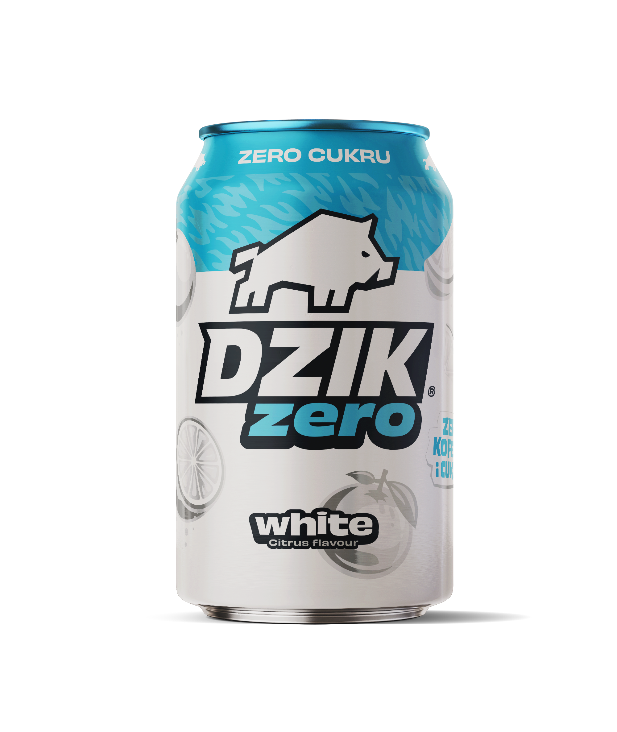 Dzik Zero White 330 Ml - Napój Gazowany