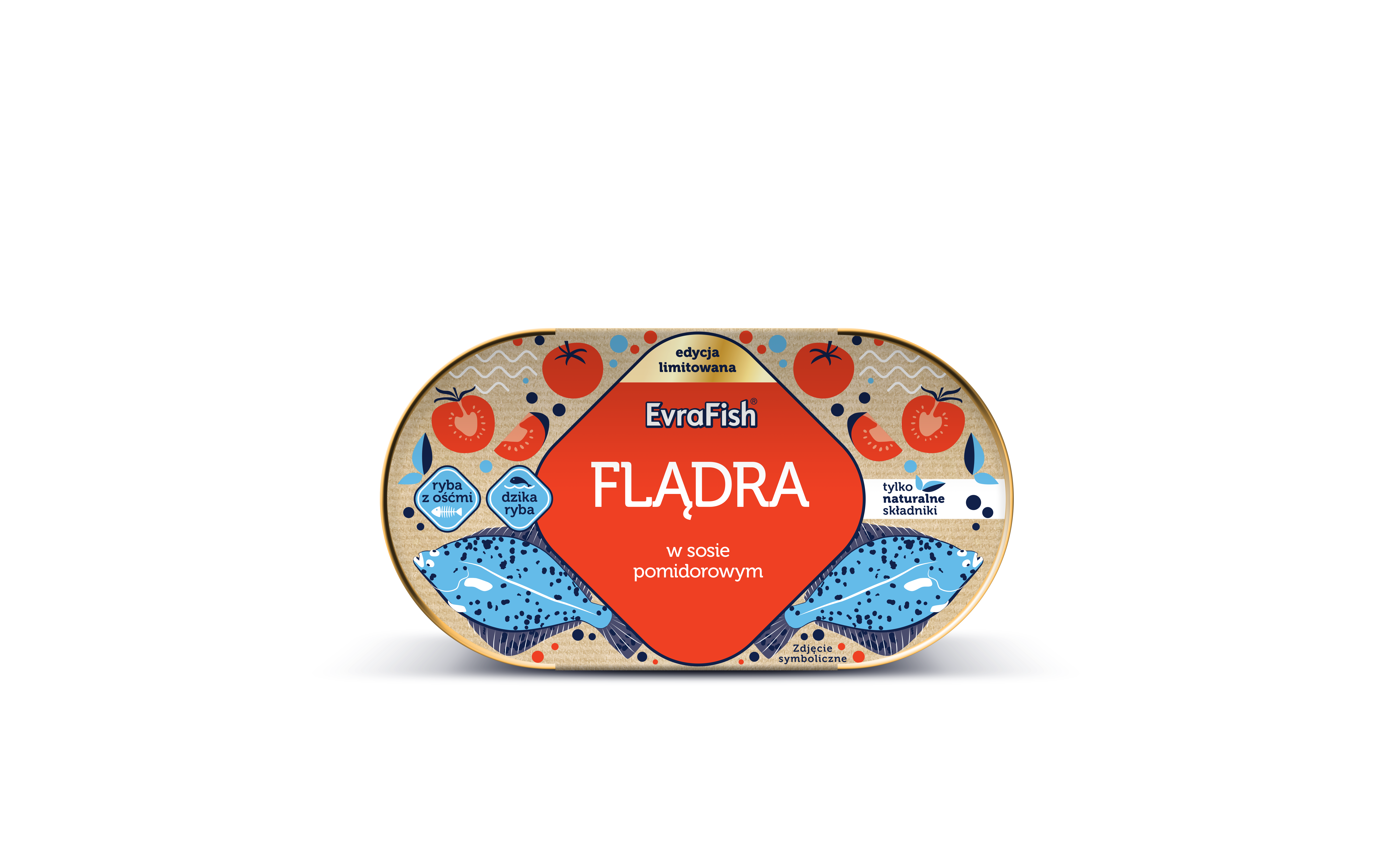 Evrafish Flądra W Sosie Pomidorowym 170 G