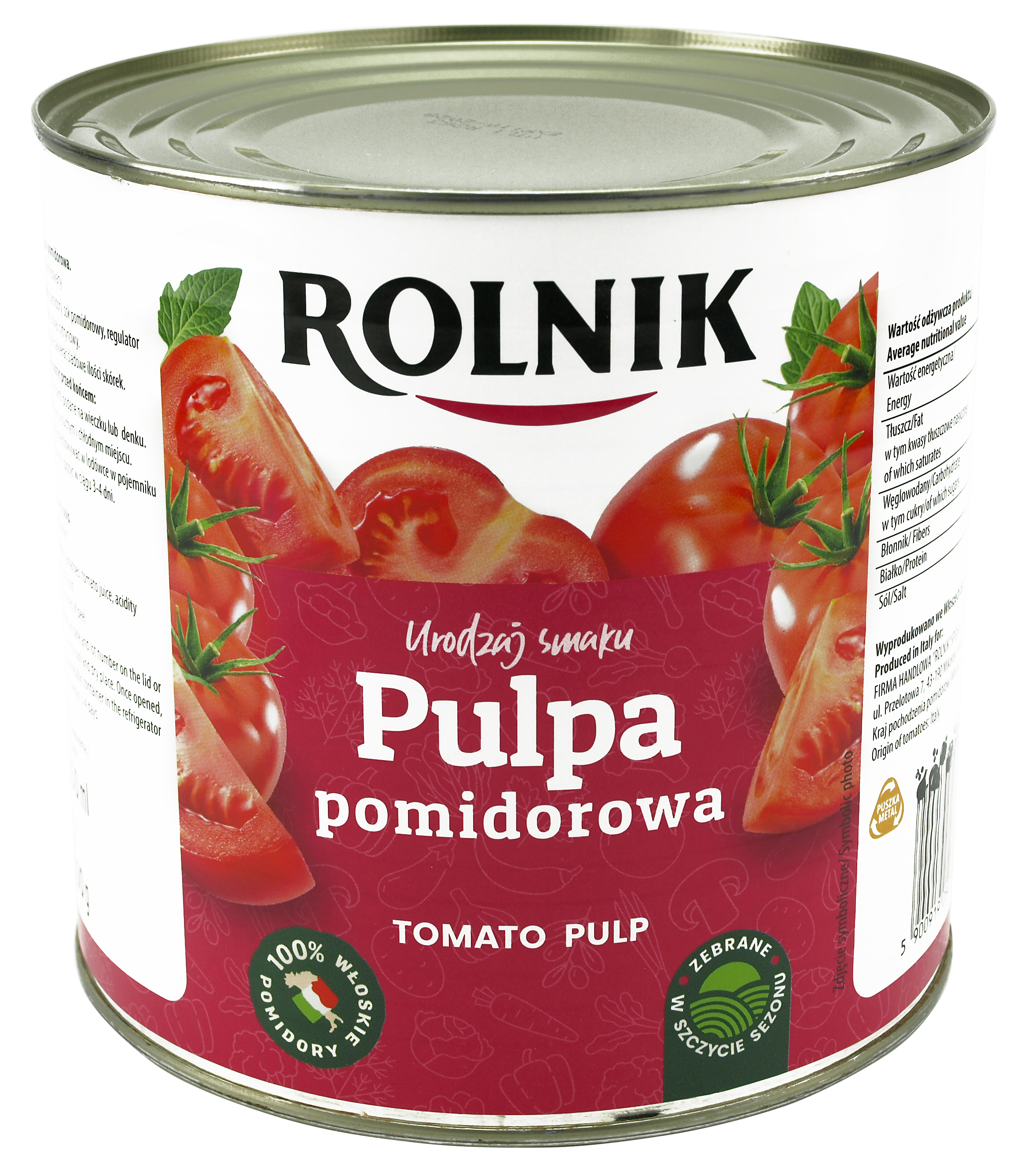 Rolnik Pulpa Pomidorowa 2500 G