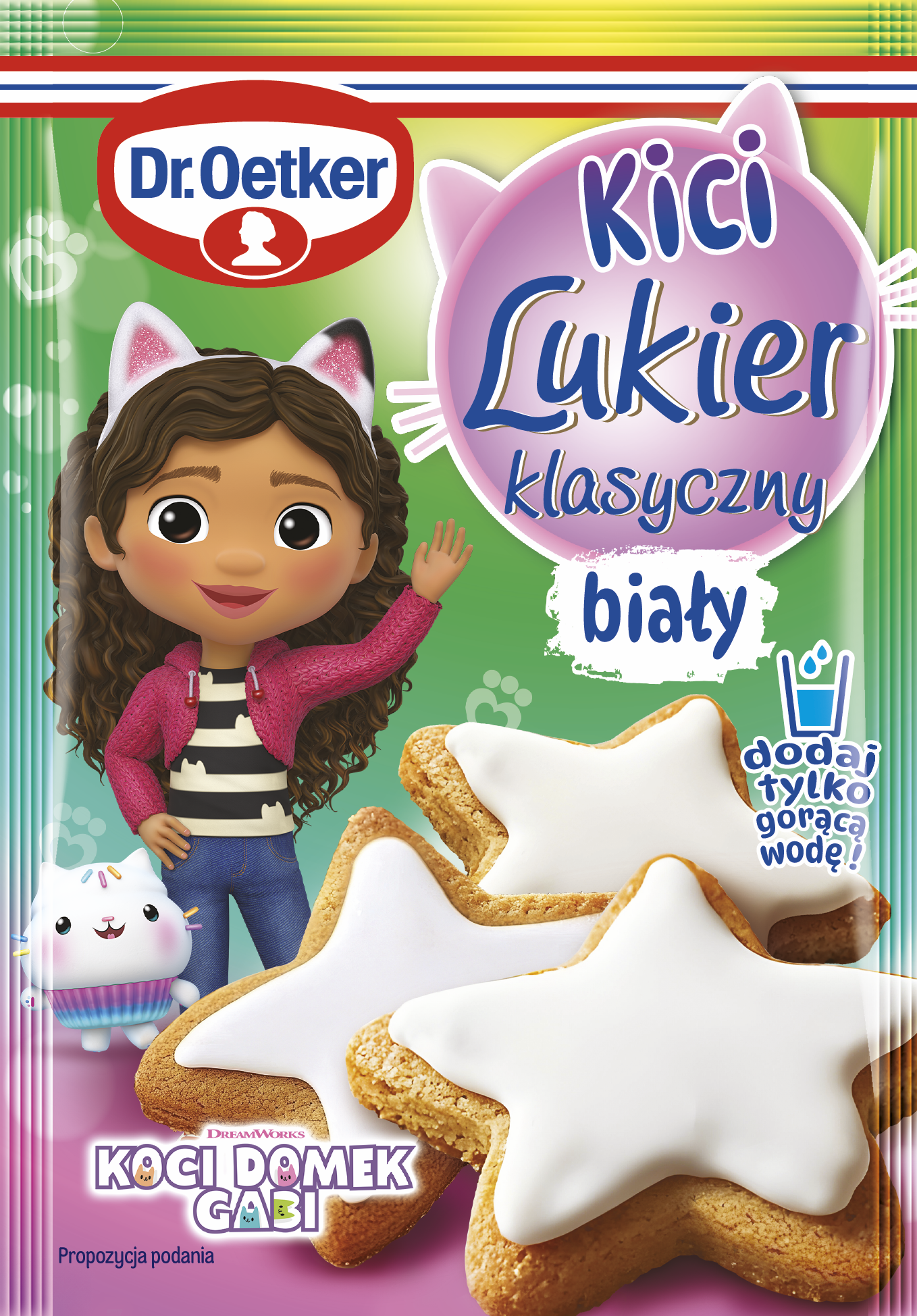 Dr. Oetker Lukier Kici Gabi Klasyczny Biały 70 G