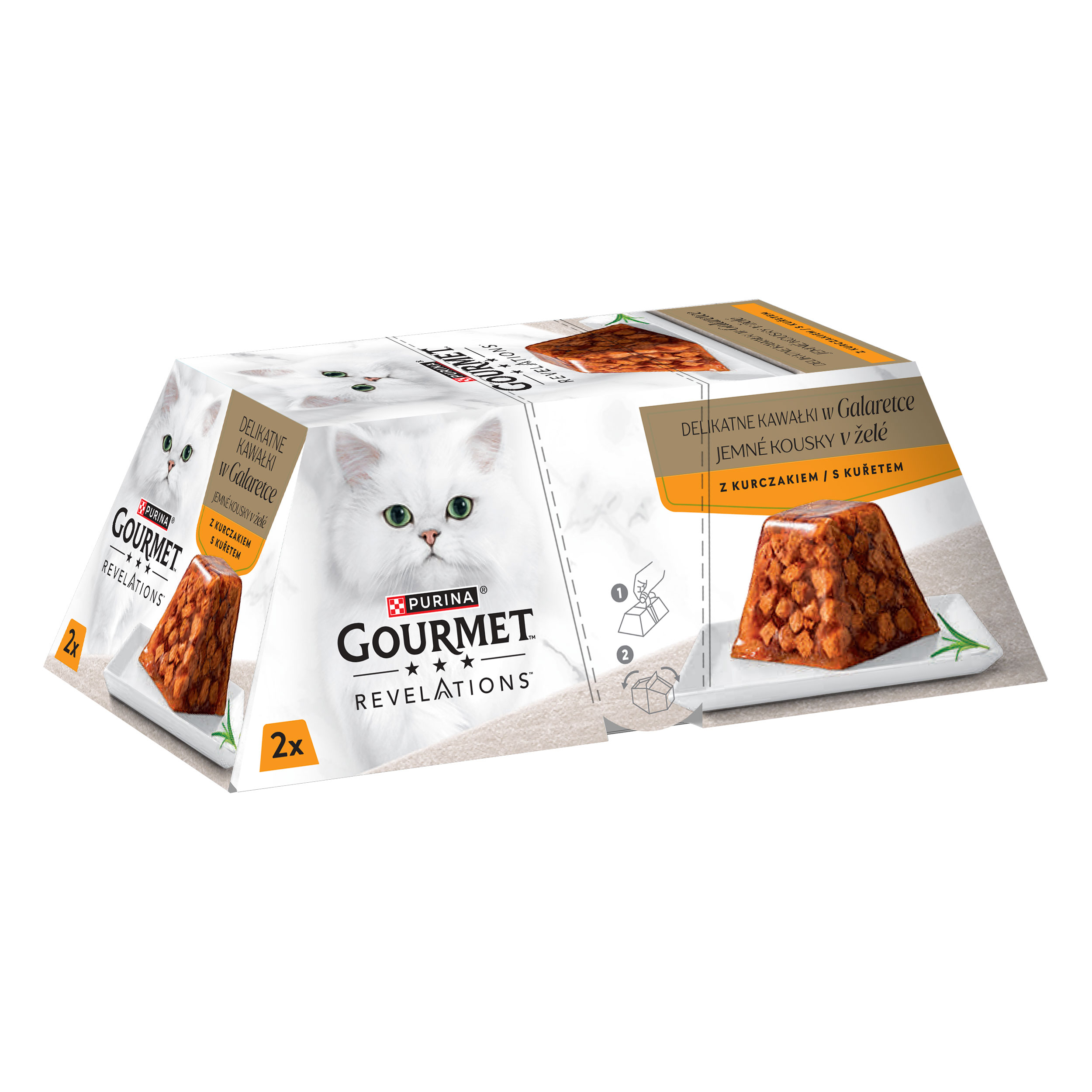 Gourmet Revelations Kurczak W Galaretce 2 X 57 G