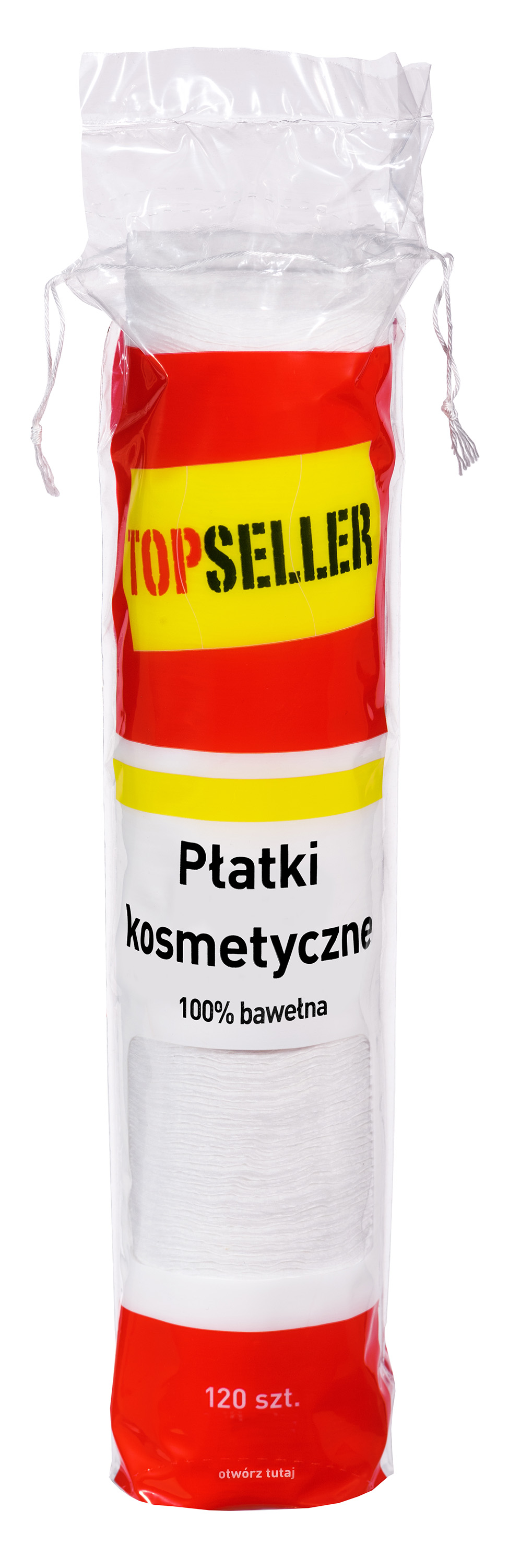Topseller Płatki Kosmetyczne 100% Bawełna 120 Szt.
