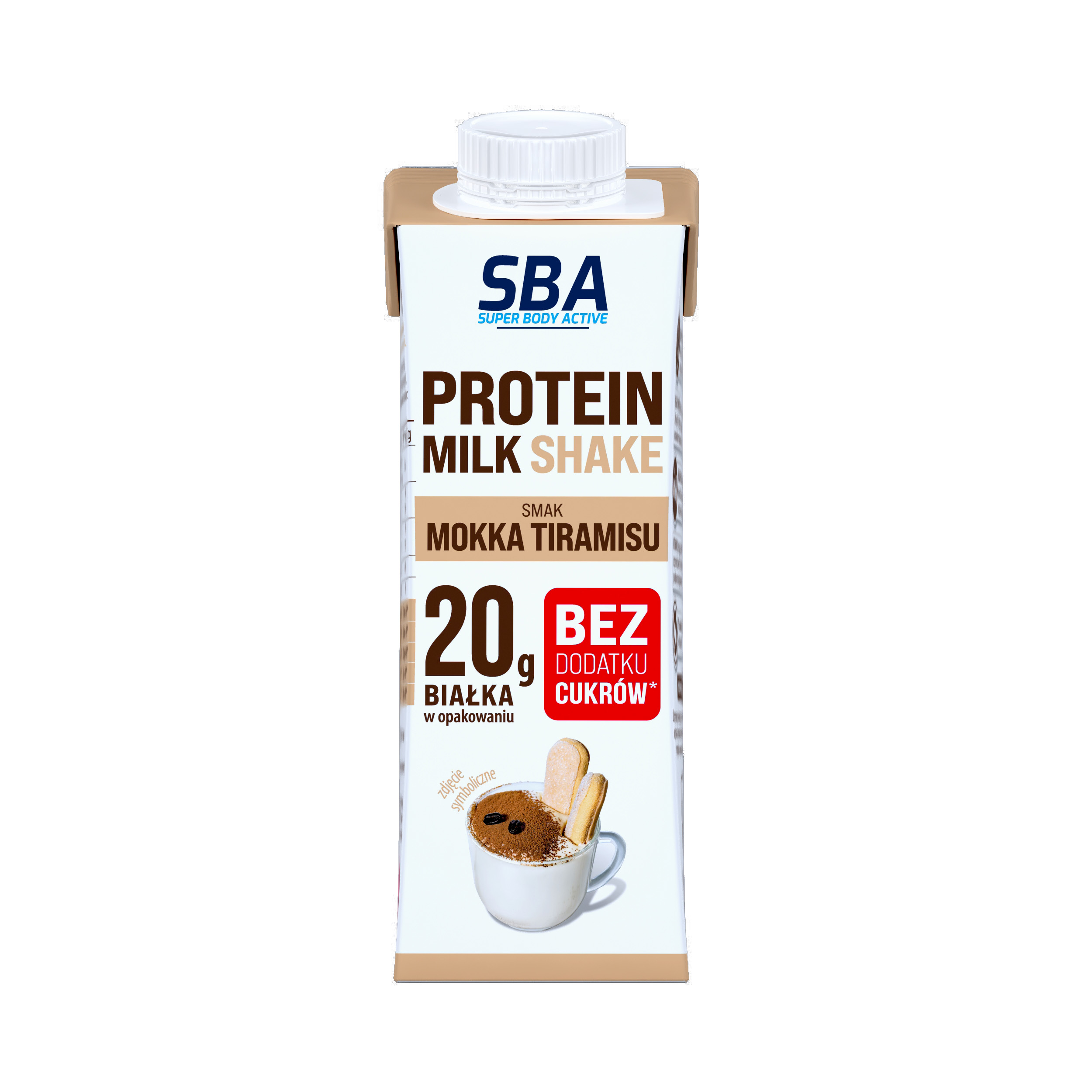 Mlekovita Napój Mleczny Proteinowy Smak Mokka Tiramisu Sba 265G