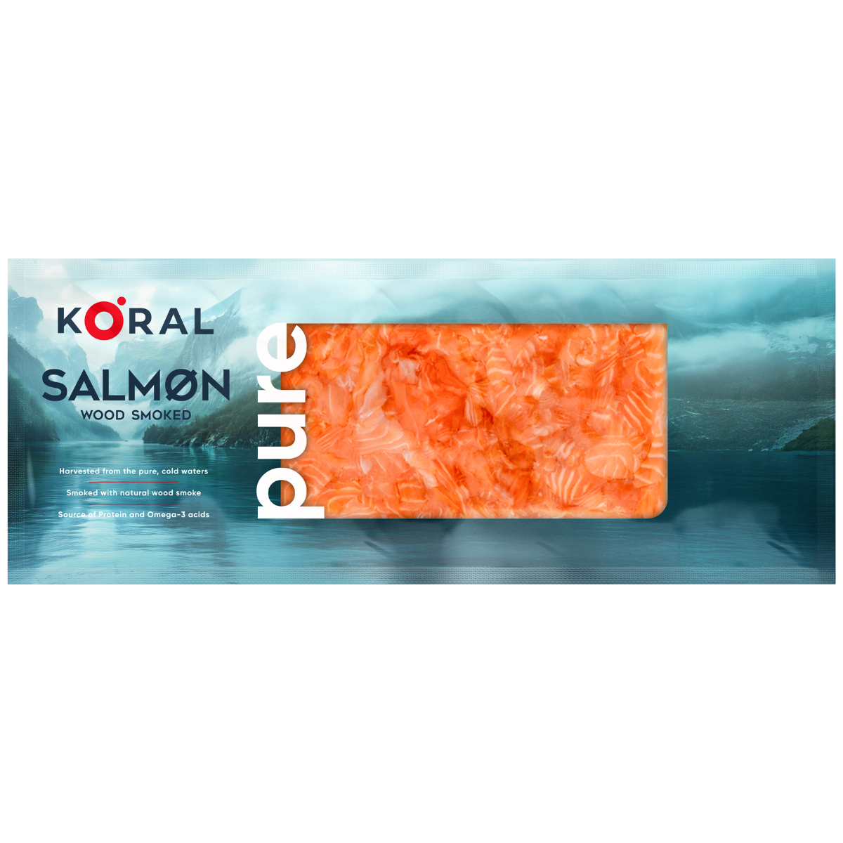 Koral Łosoś Wędzony Na Zimno Sałatkowy Vac 500 G