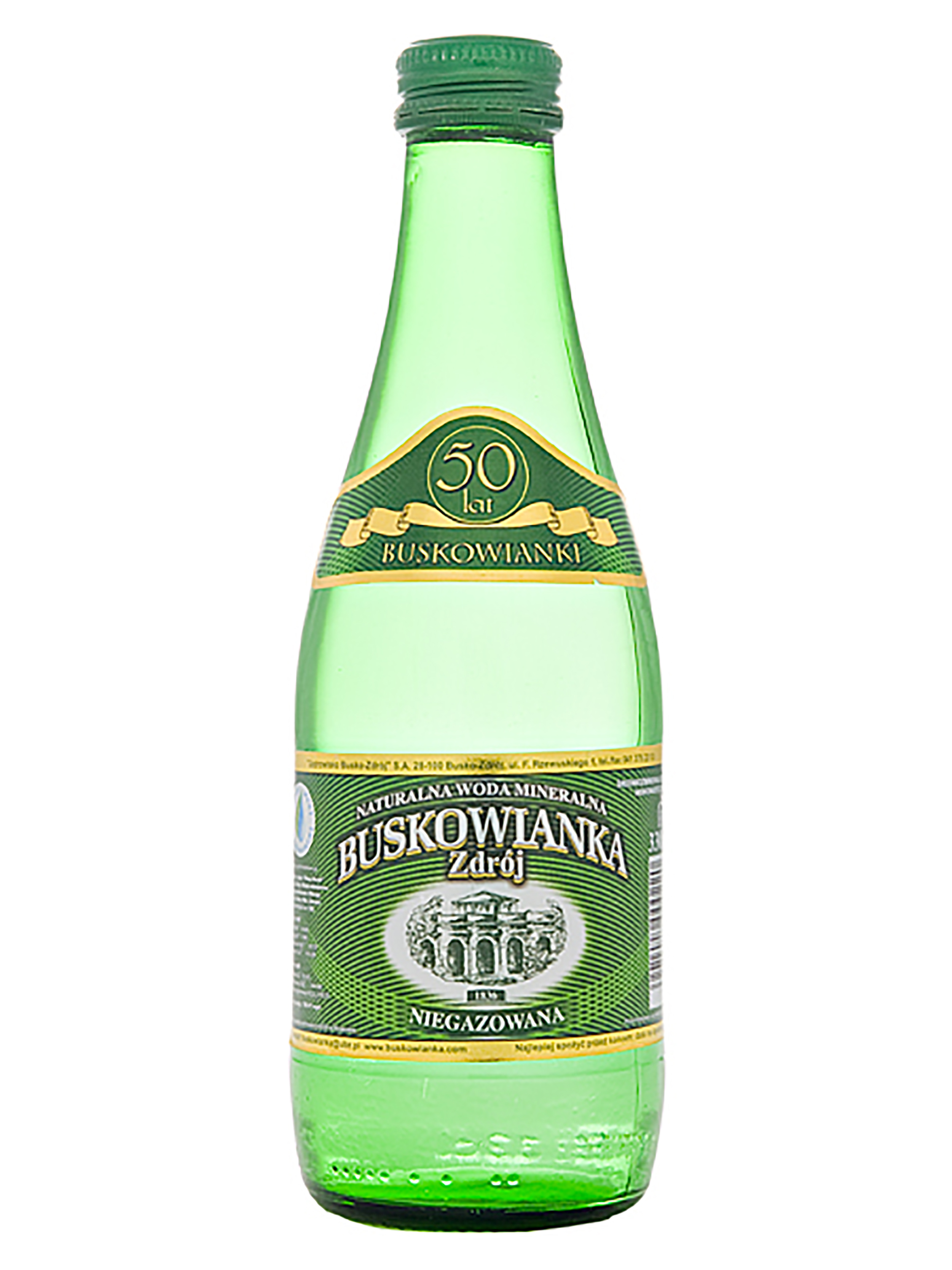 Naturalna Woda Mineralna Buskowianka-Zdrój Premium 0,33L Niegazowana
