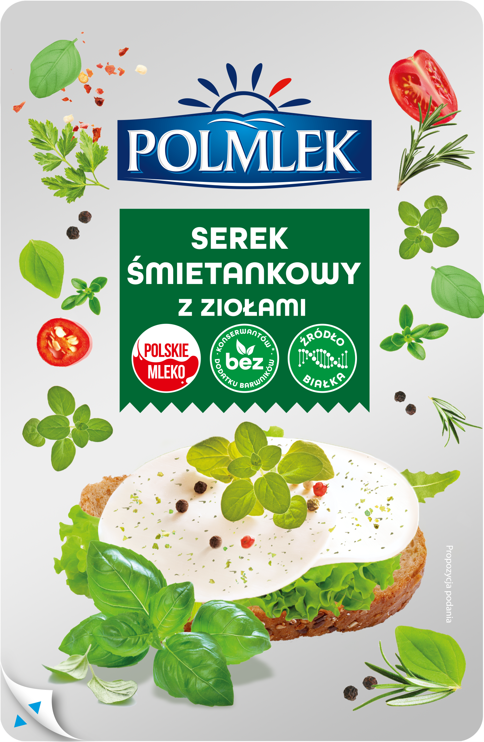 Polmlek Serek Śmietankowy Z Ziołami 150 G