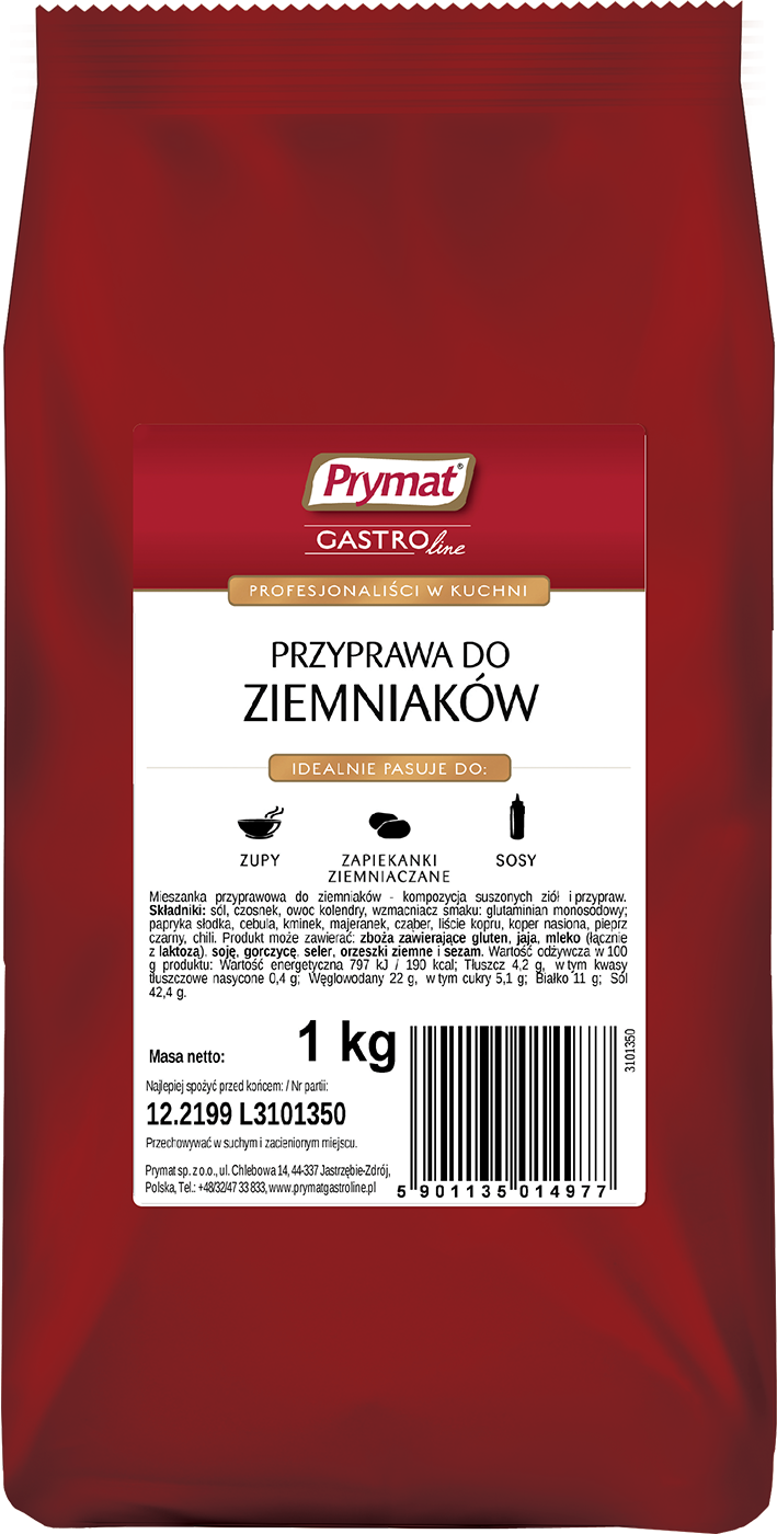 Przyprawa Do Ziemniaków 1000G Prymat Gastroline