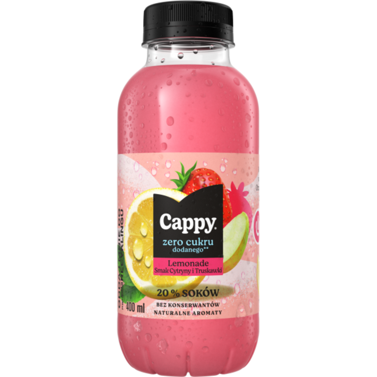 Cappy Lemonade O Smaku Cytryny I Truskawki 400 Ml - Kaucja