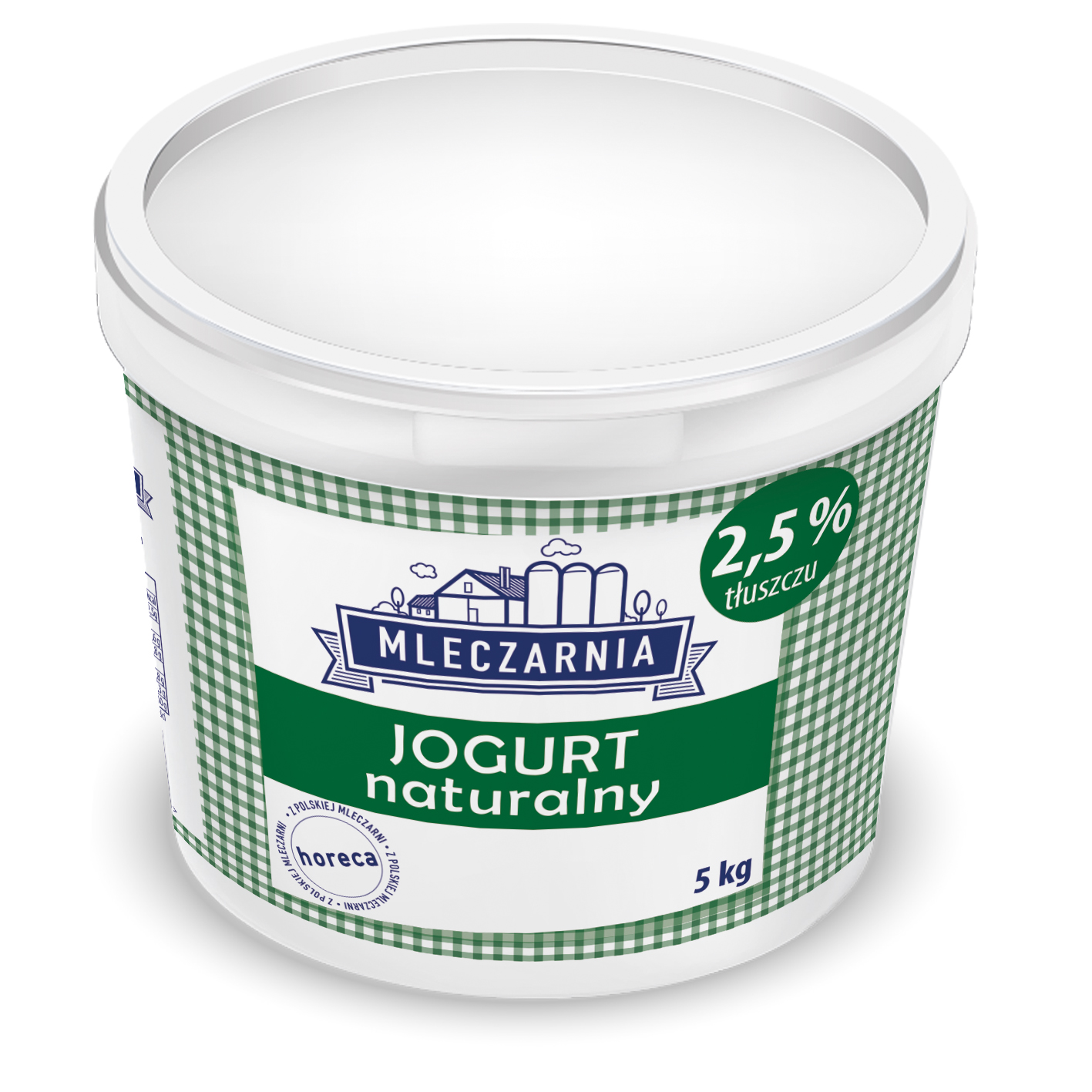 Jogurt Naturalny 2,5% Tł. 5Kg Sm Mlekpol