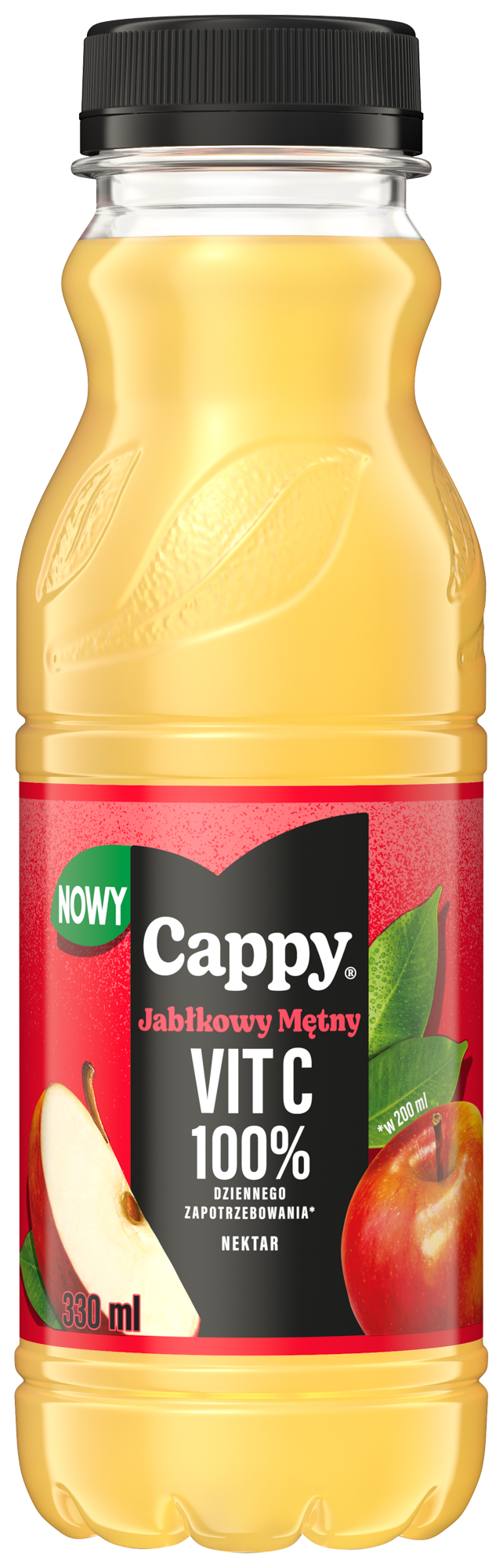 Cappy Nektar Jabłkowy Mętny 330Ml - Kaucja