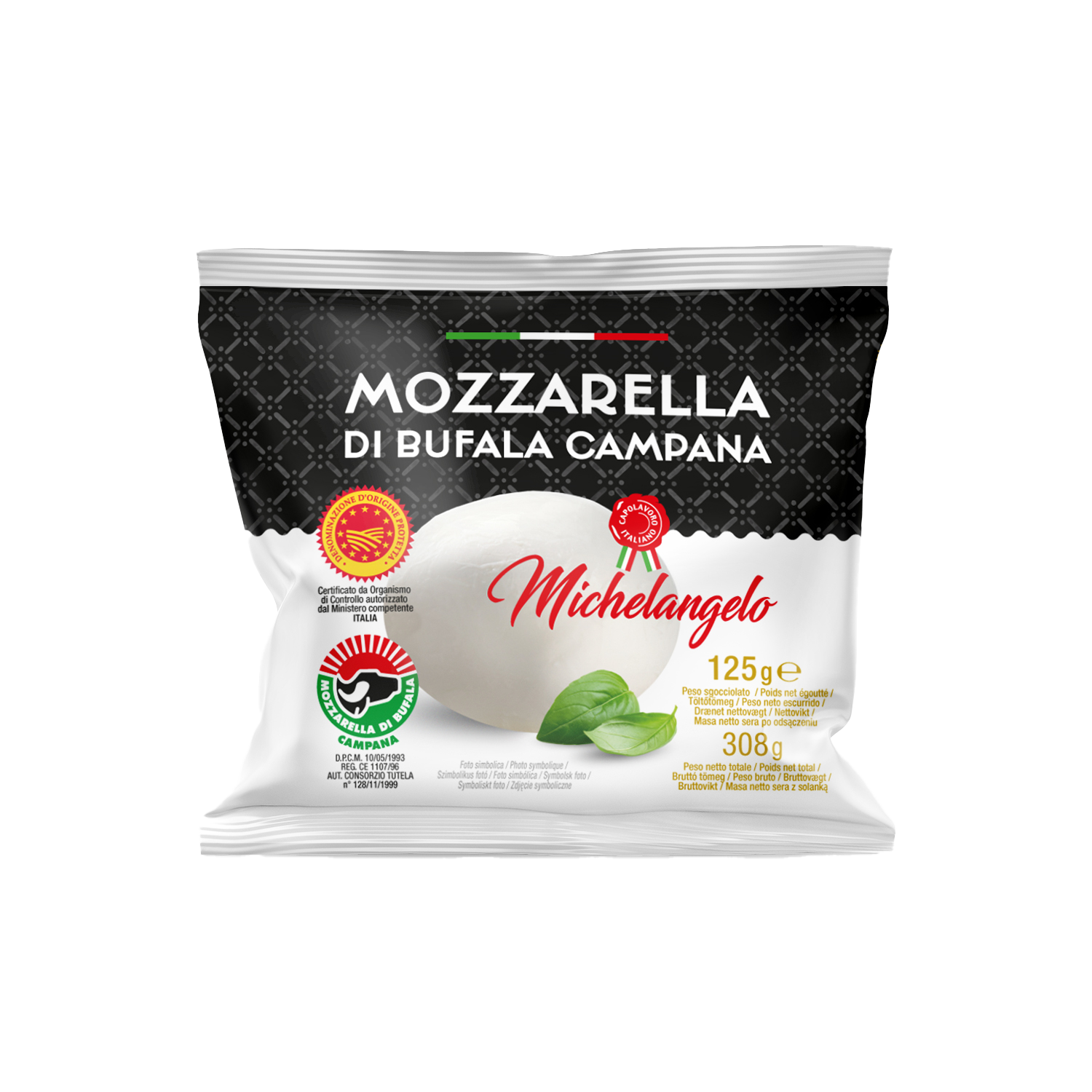 Mozzarella Di Bufala Michelangelo W Solance 125G