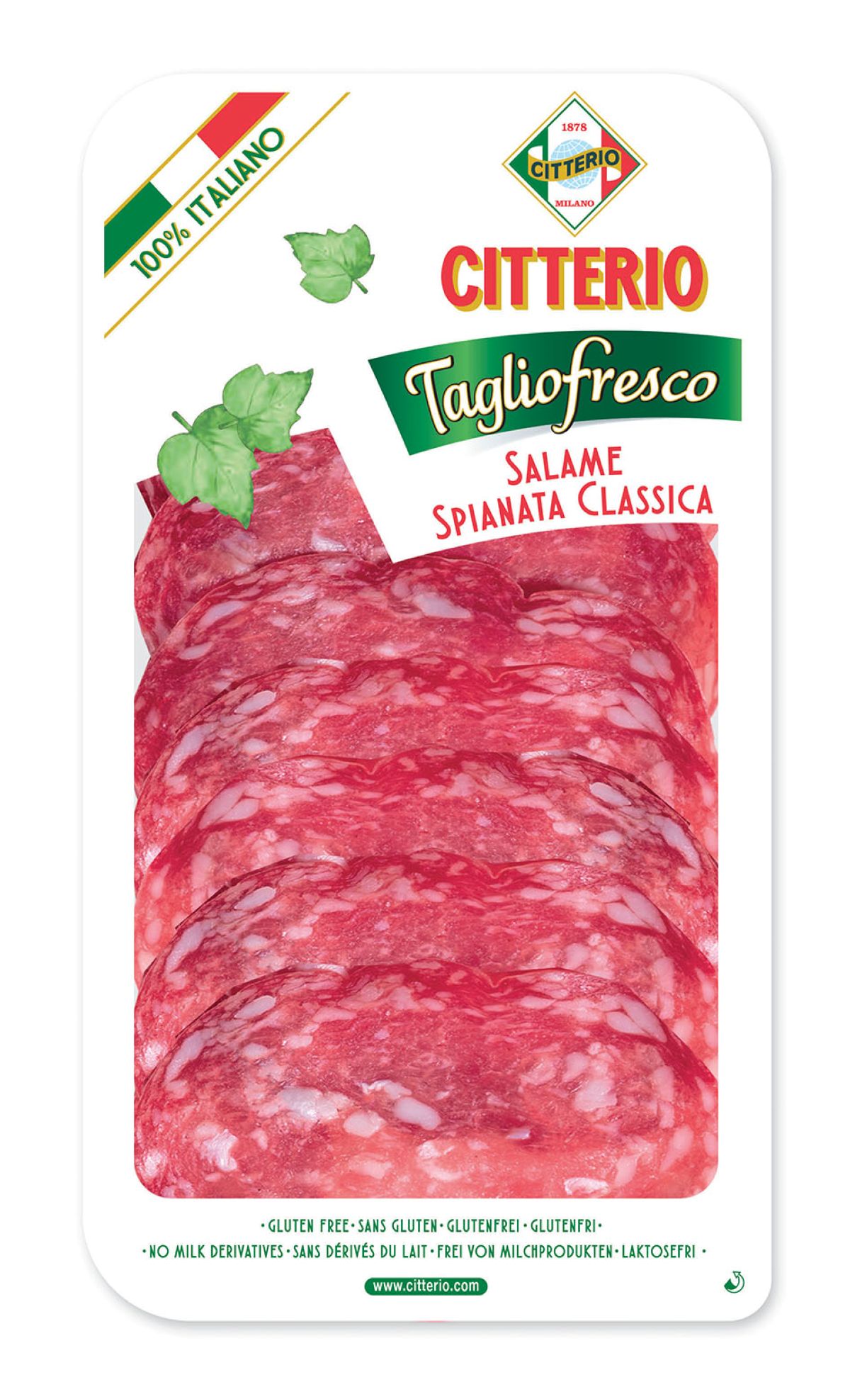 Salame Spianata Plastry 70 G G.Citterio