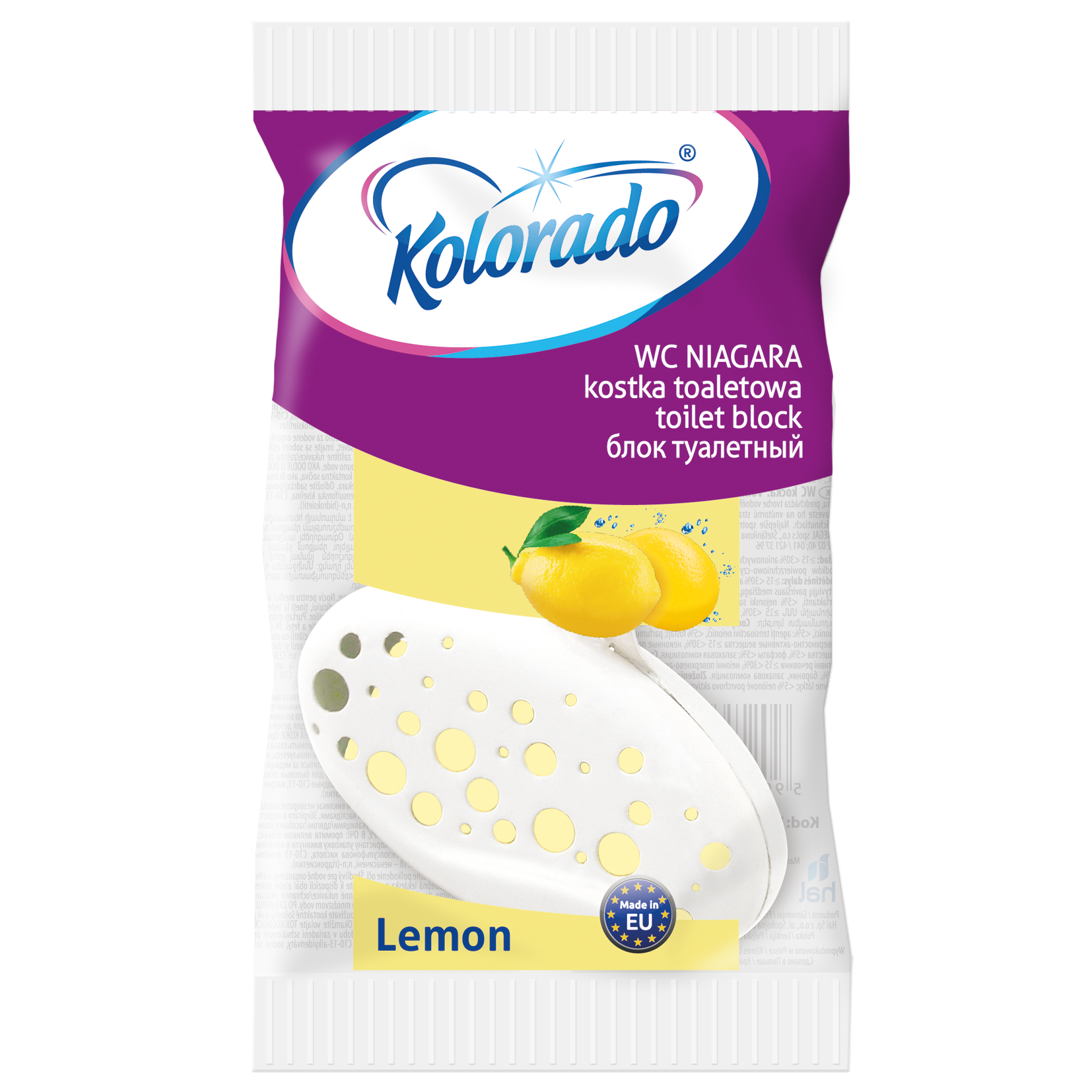 Kolorado Wc Niagara Kostka Toaletowa O Zapachu Cytrynowym 35 G